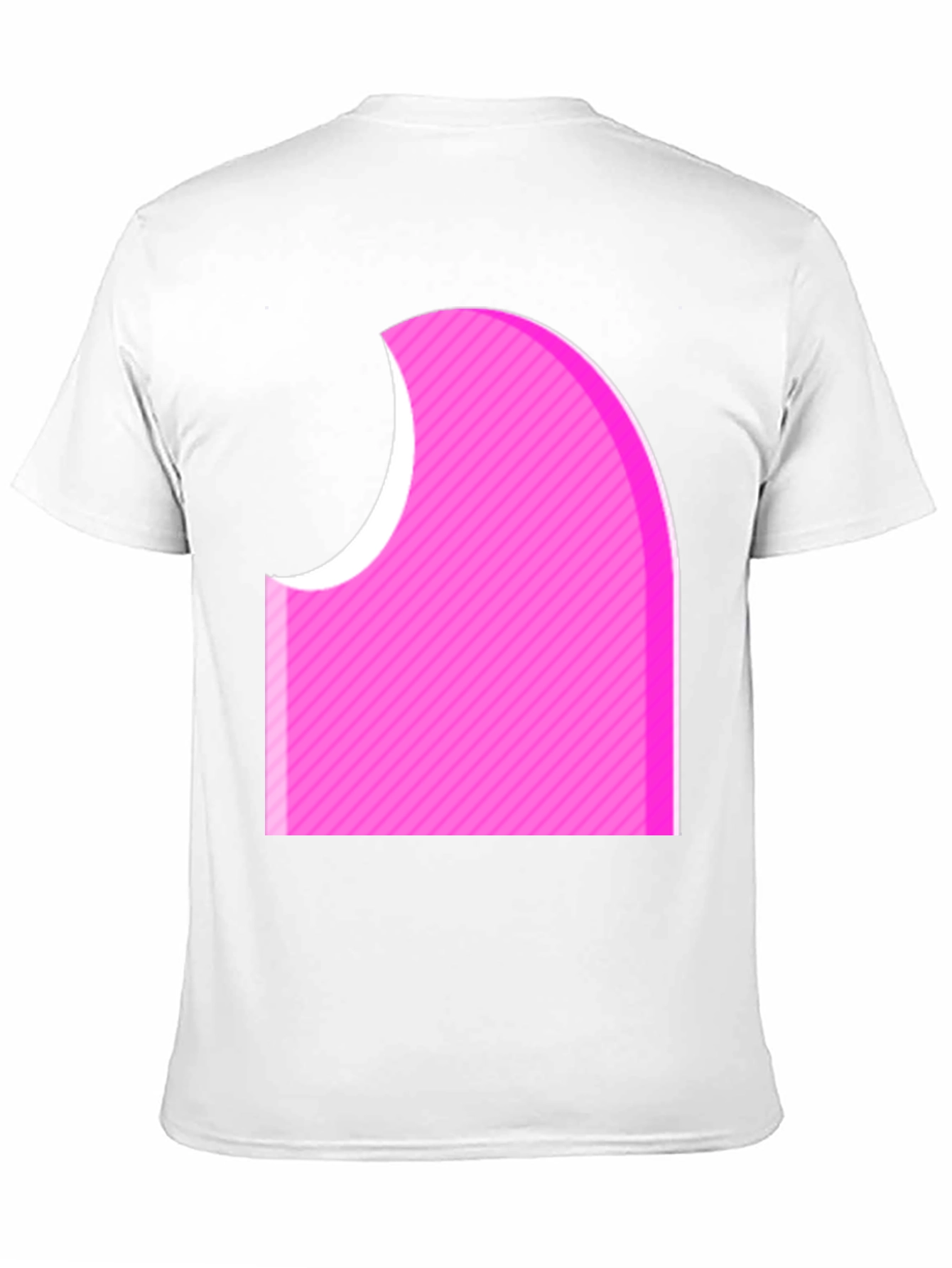 Abstract Pink Graphic Tee - Modern Casual Style