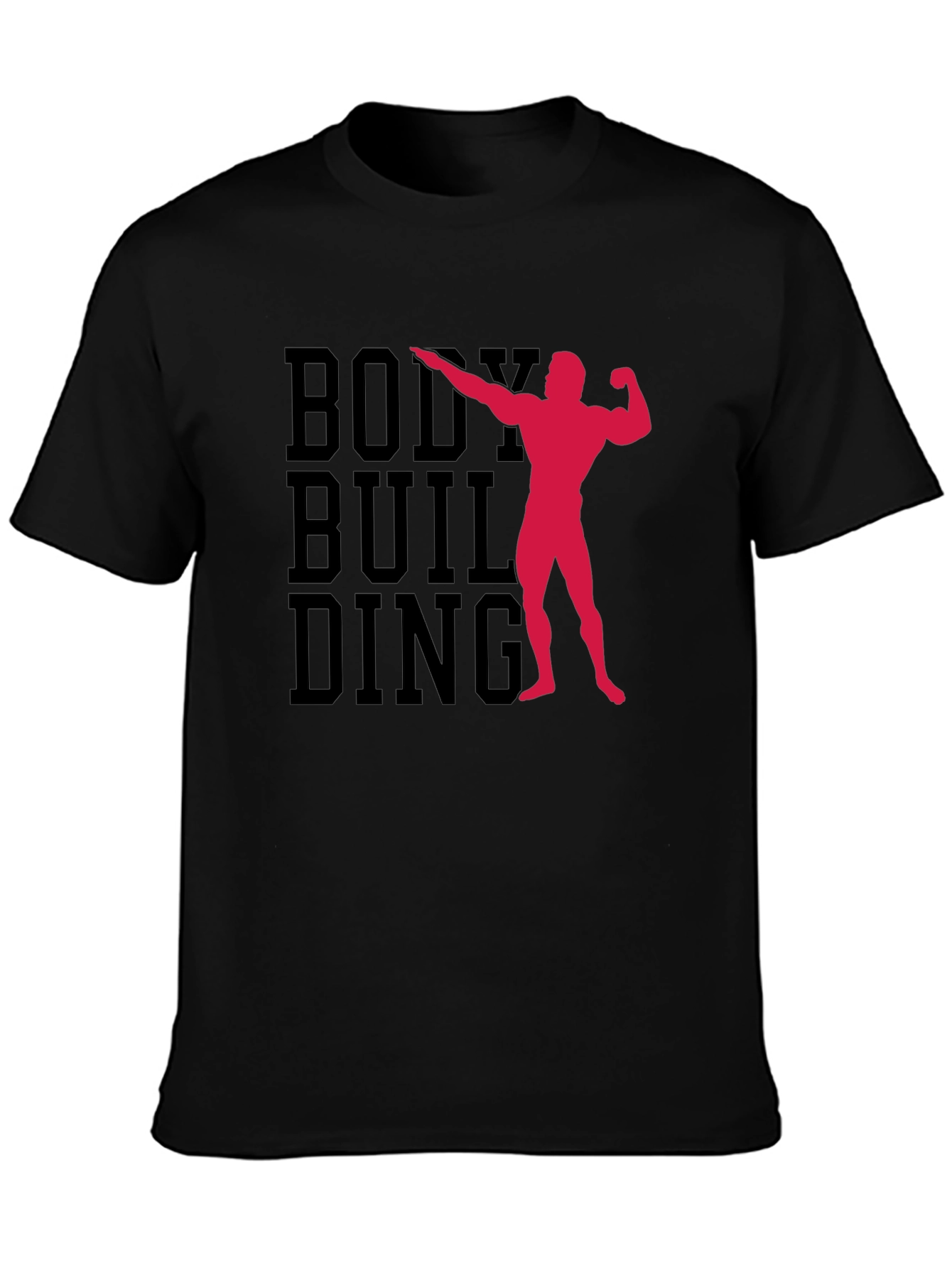 Bodybuilding Graphic Print T-Shirt