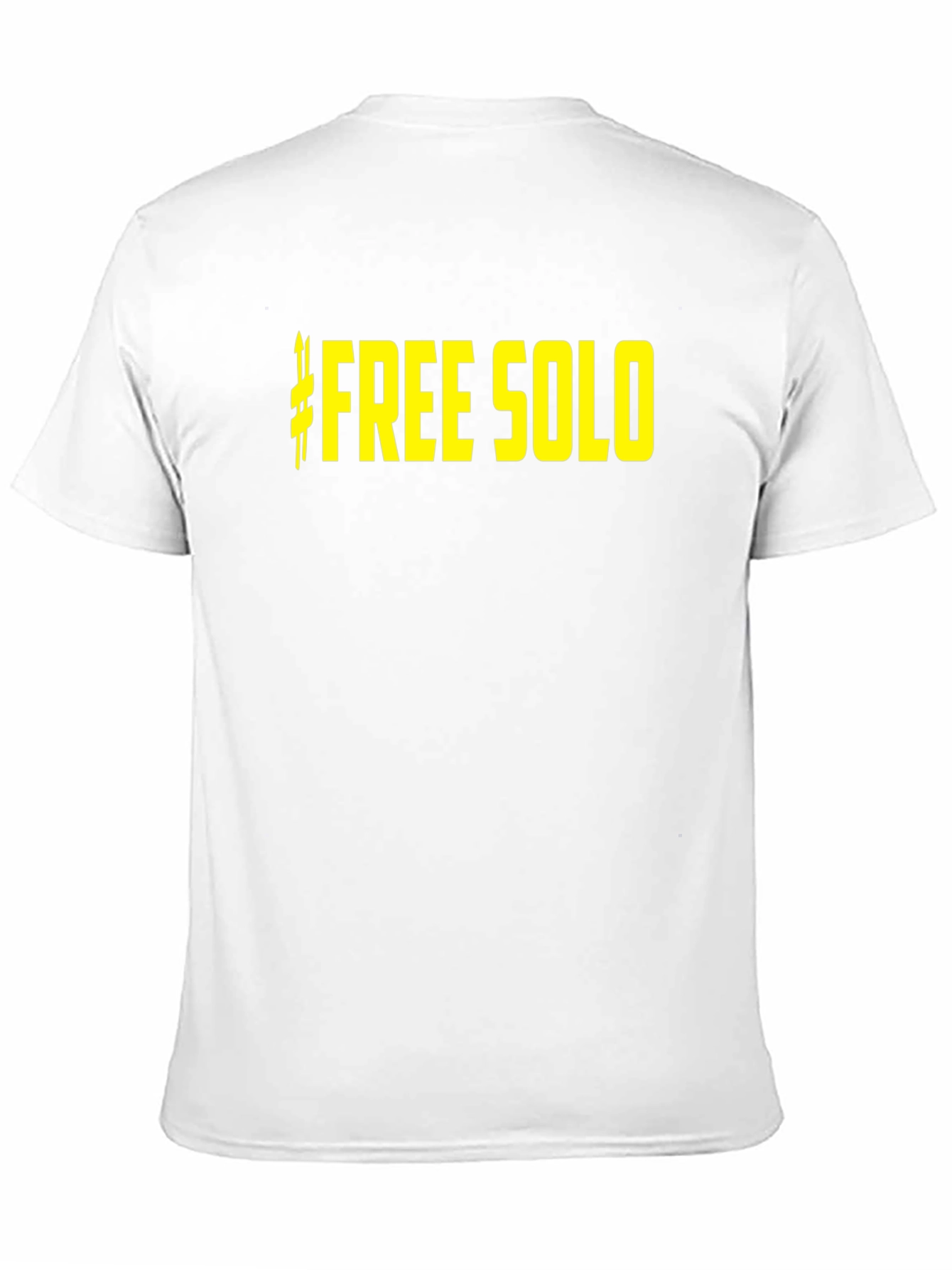 Free Solo Black Cotton Graphic Tee