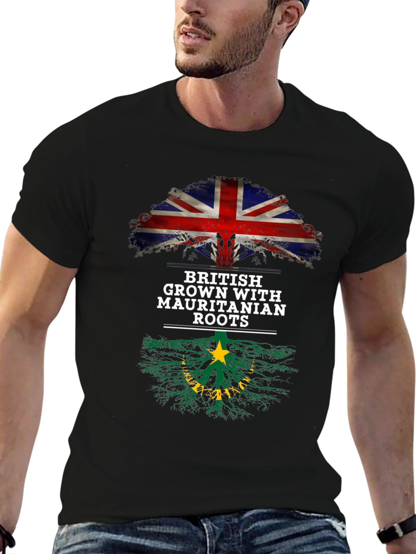 British Grown Mauritanian Roots Graphic Tee