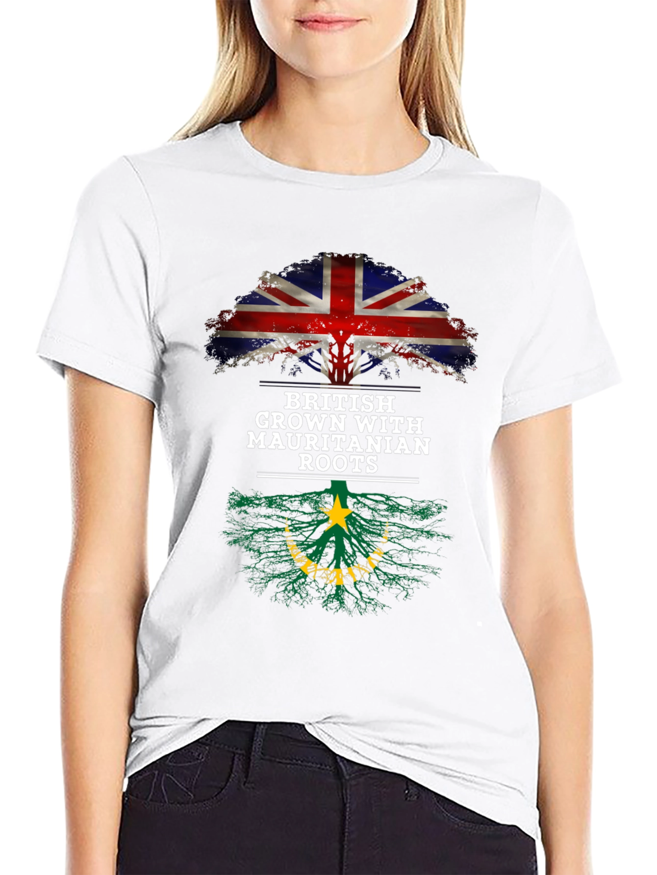 British Grown Mauritanian Roots Graphic Tee