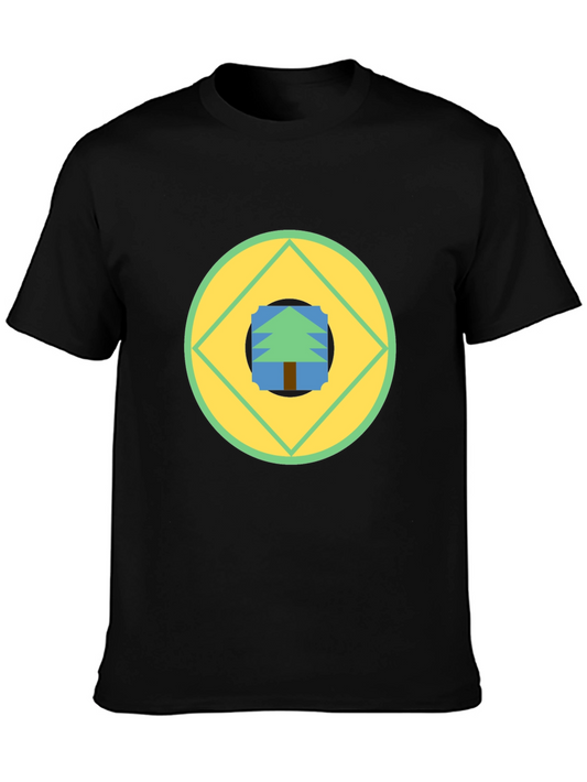 Geometric Tree Graphic Tee