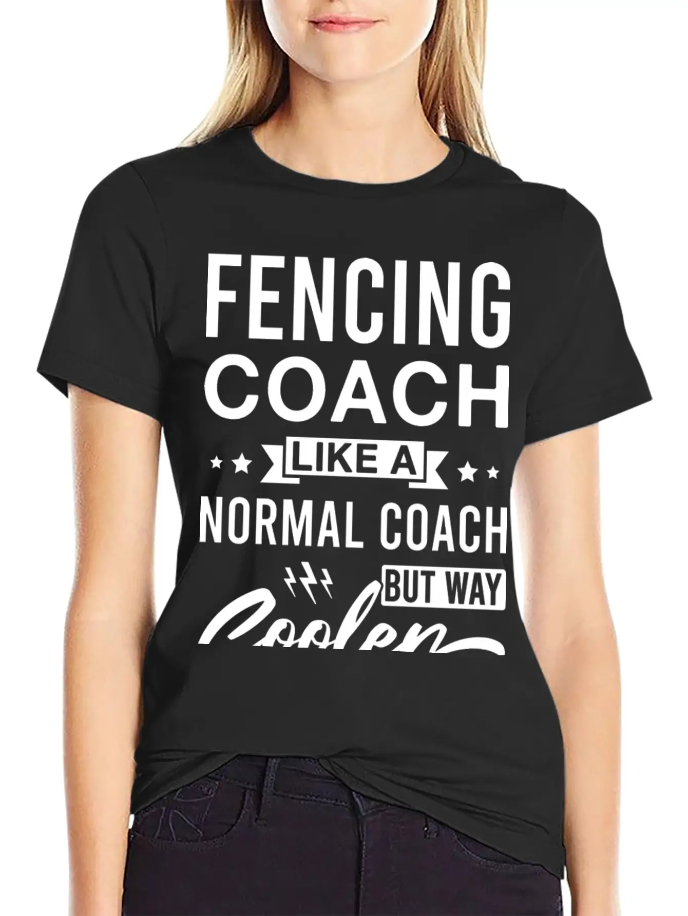 Fencing Coach Like A Normal Coach But Way Cooler Unisex Casual T-Shirt – Clean Design For Daily Comfort