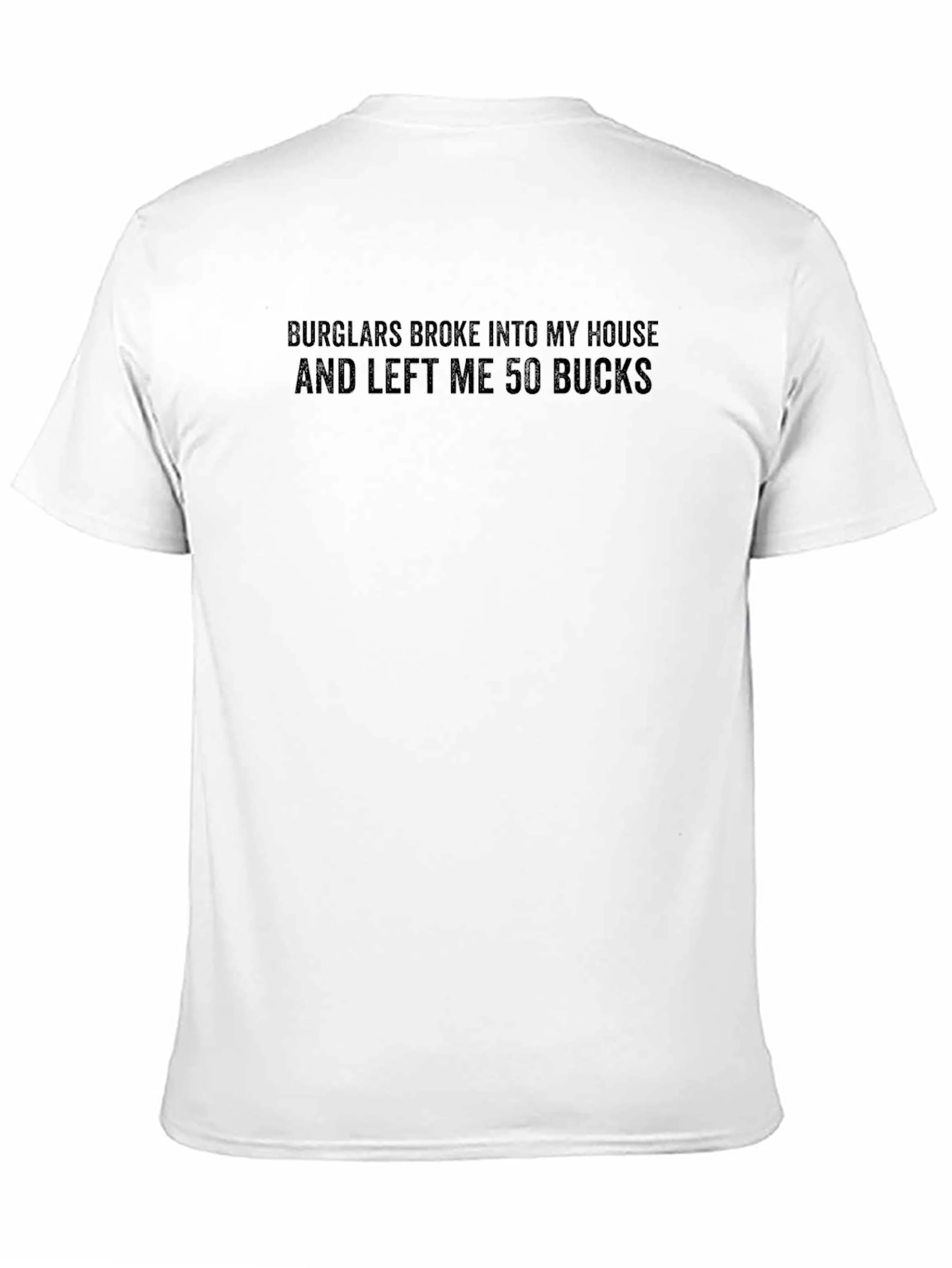 Burglar Humor Graphic Tee - Funny Statement T-Shirt