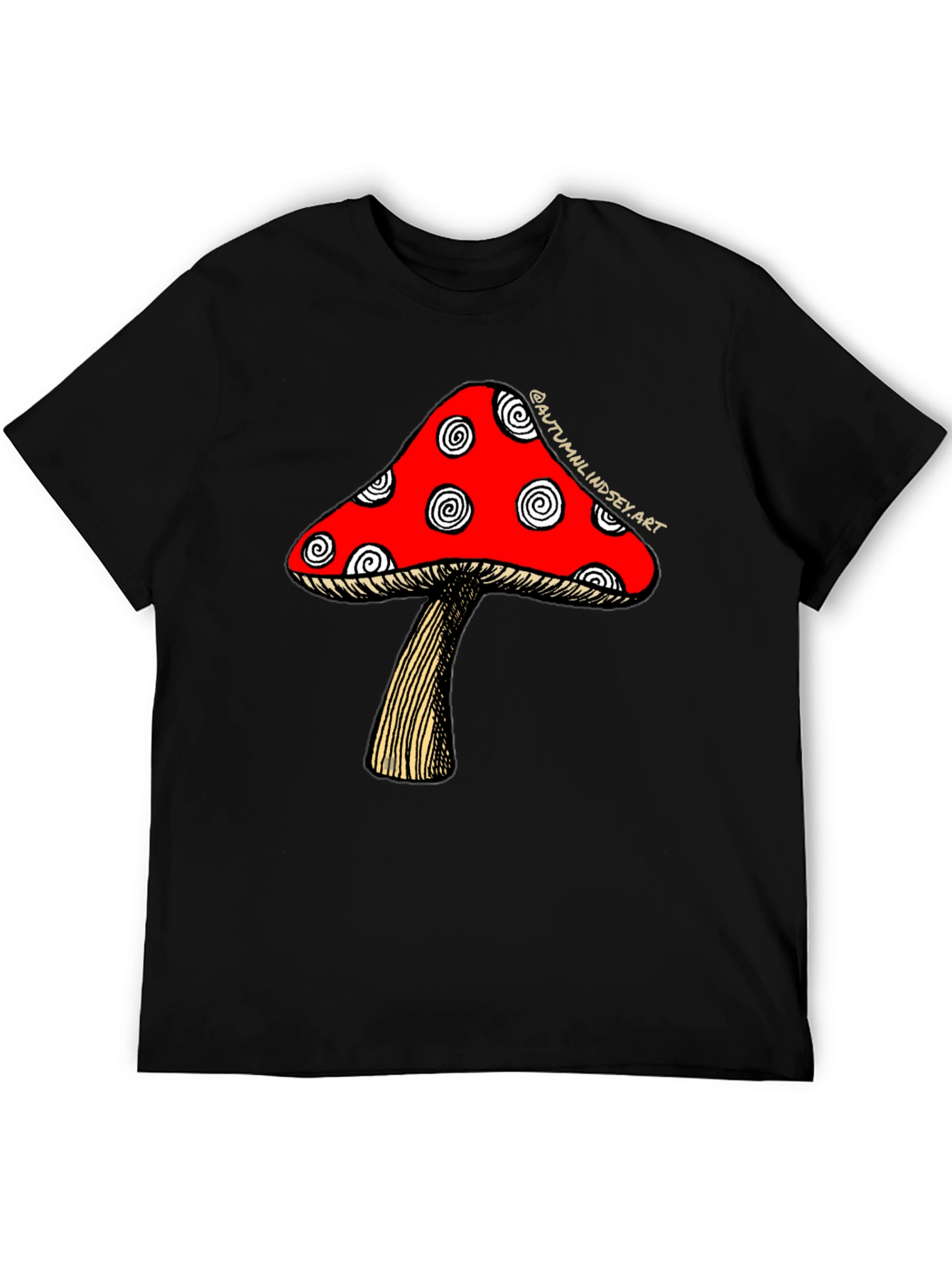 Mushroom Graphic Tee - Funky Casual Style