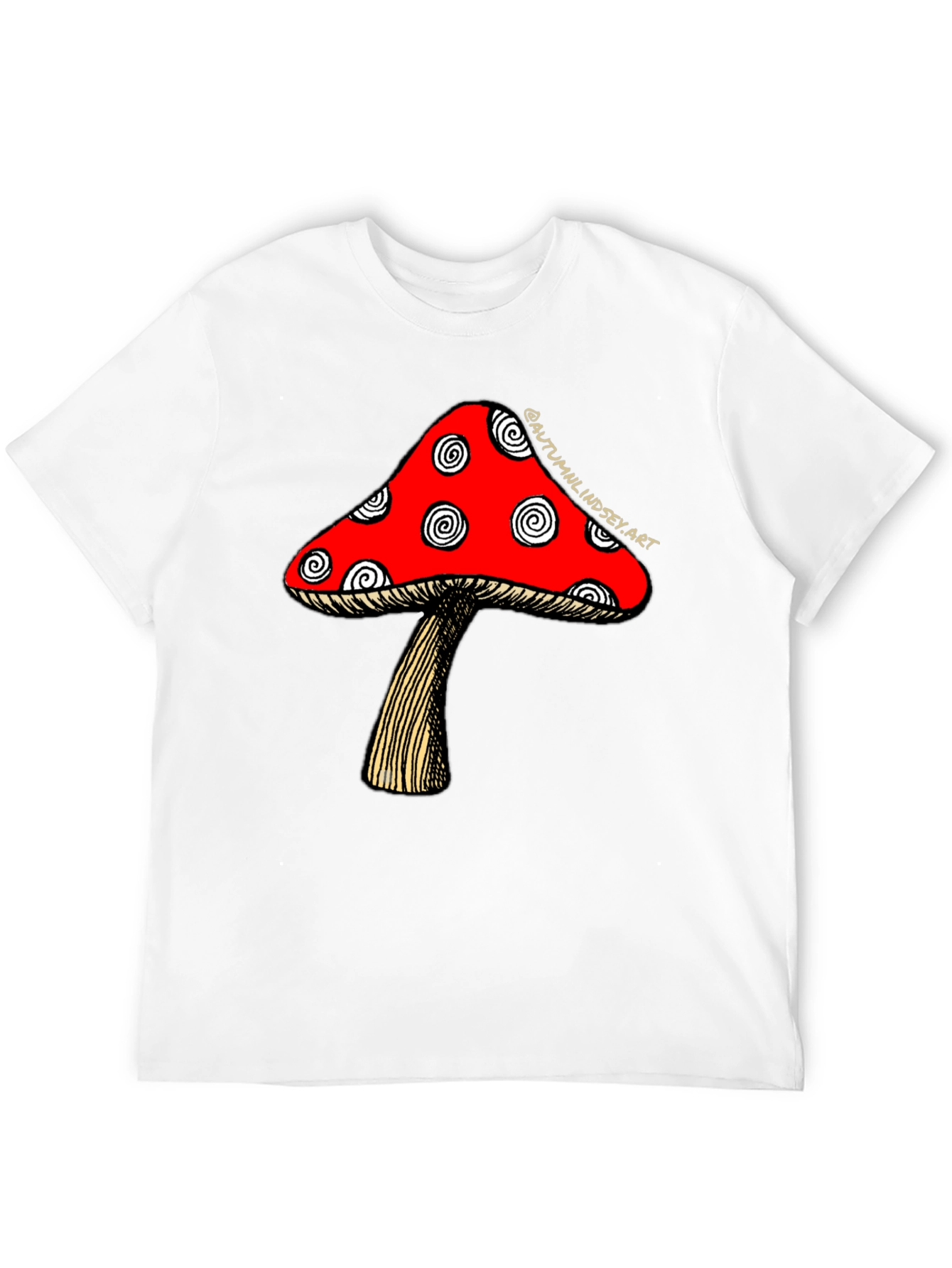 Mushroom Graphic Tee - Funky Casual Style