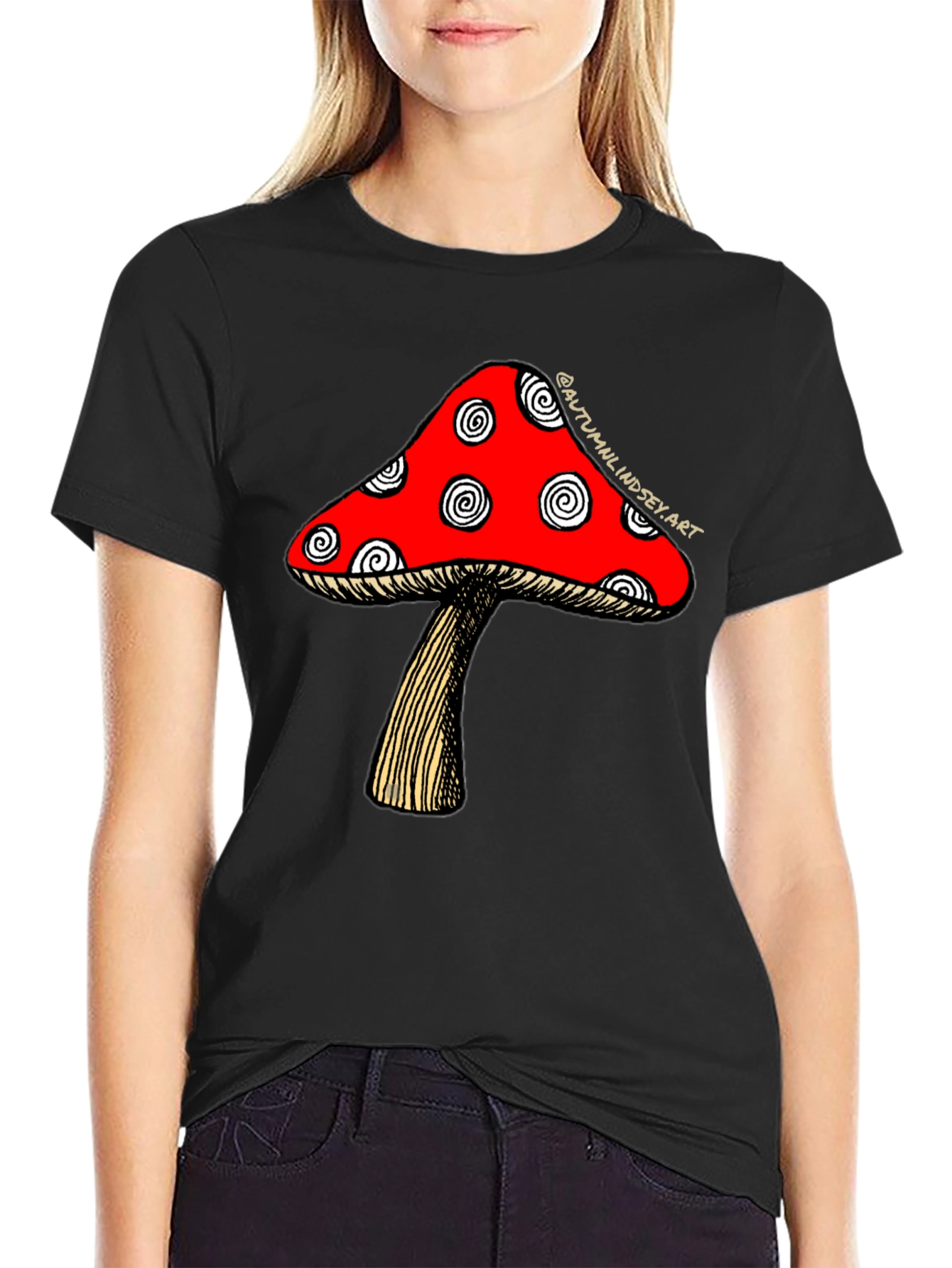 Mushroom Graphic Tee - Funky Casual Style