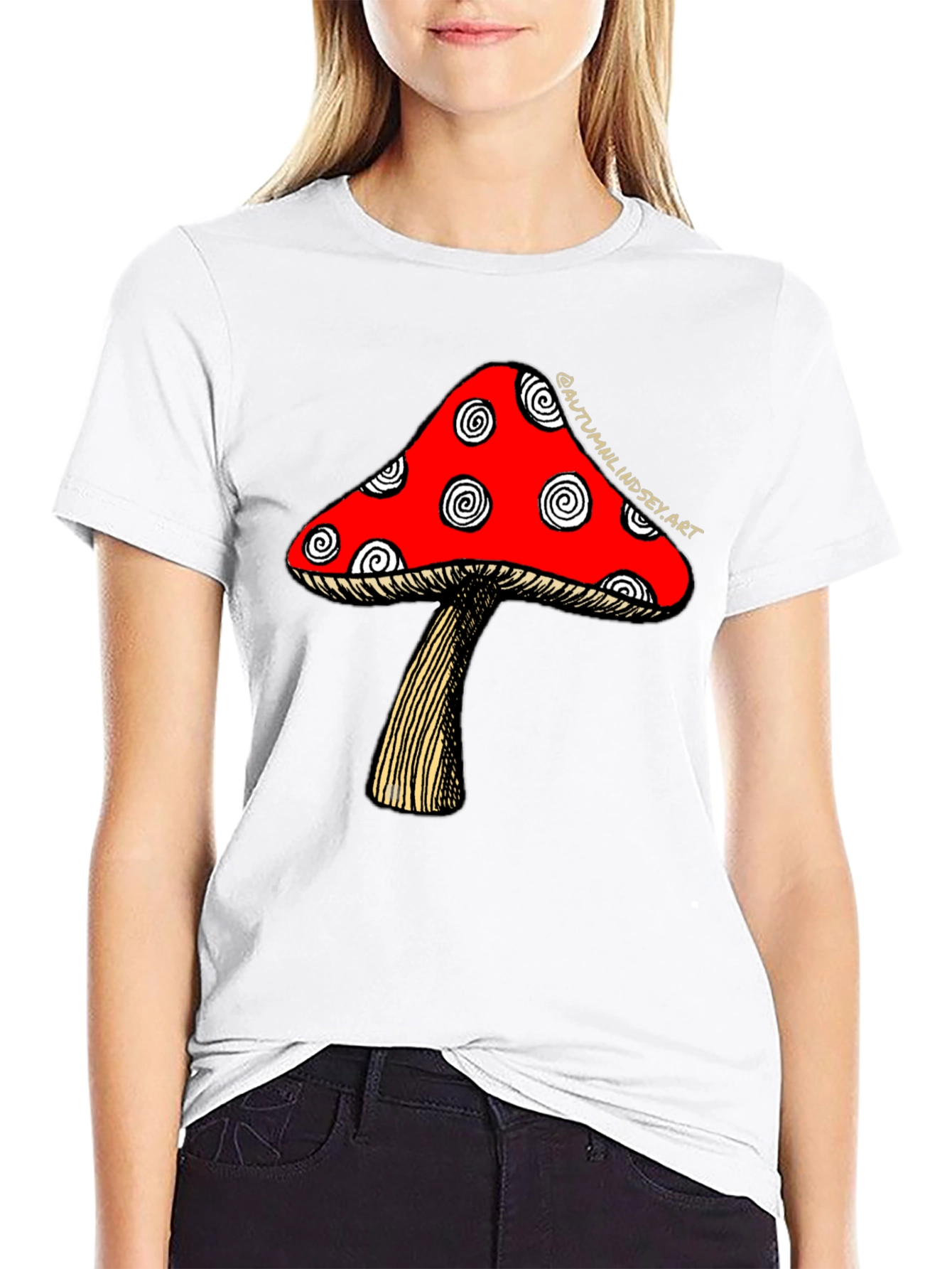 Mushroom Graphic Tee - Funky Casual Style