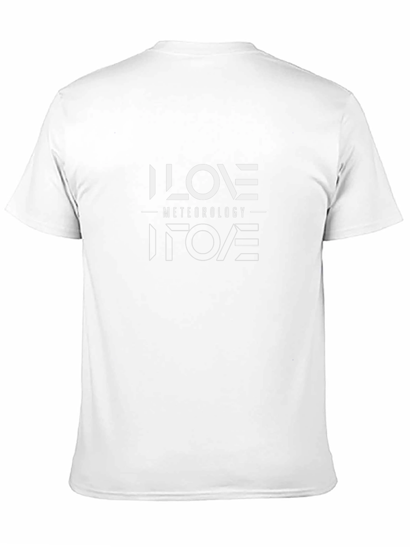 I Love Meteorology T-Shirt - Black