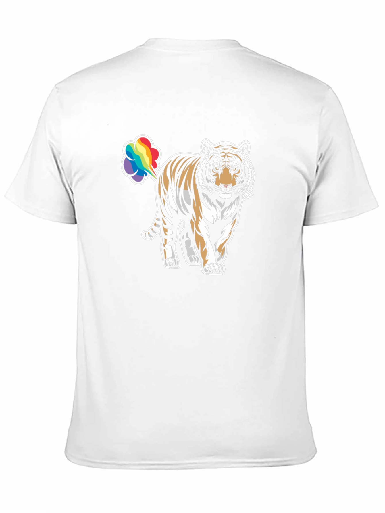 Rainbow Tiger Fart Graphic Tee - Black
