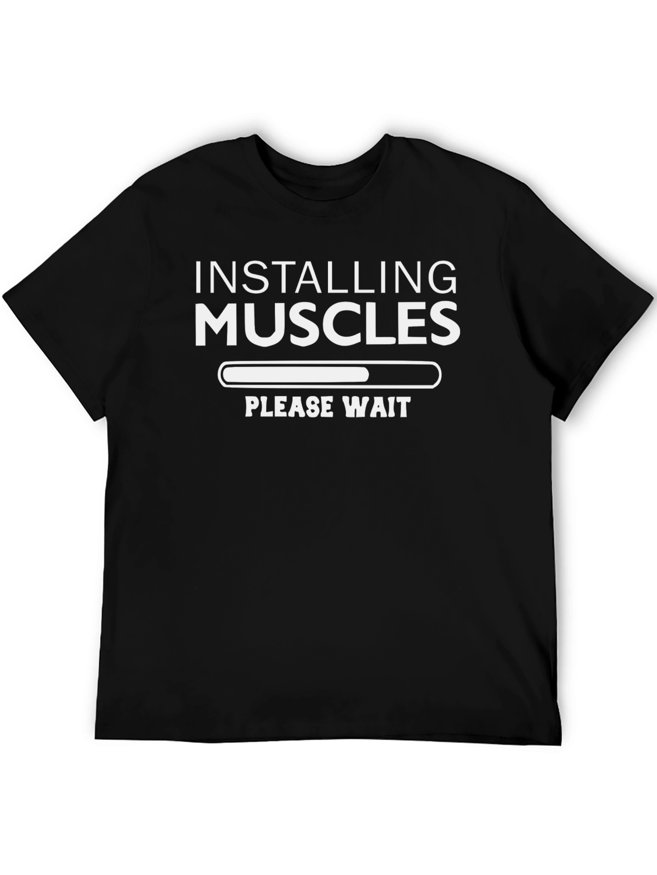 Installing Muscles Funny Workout T-Shirt
