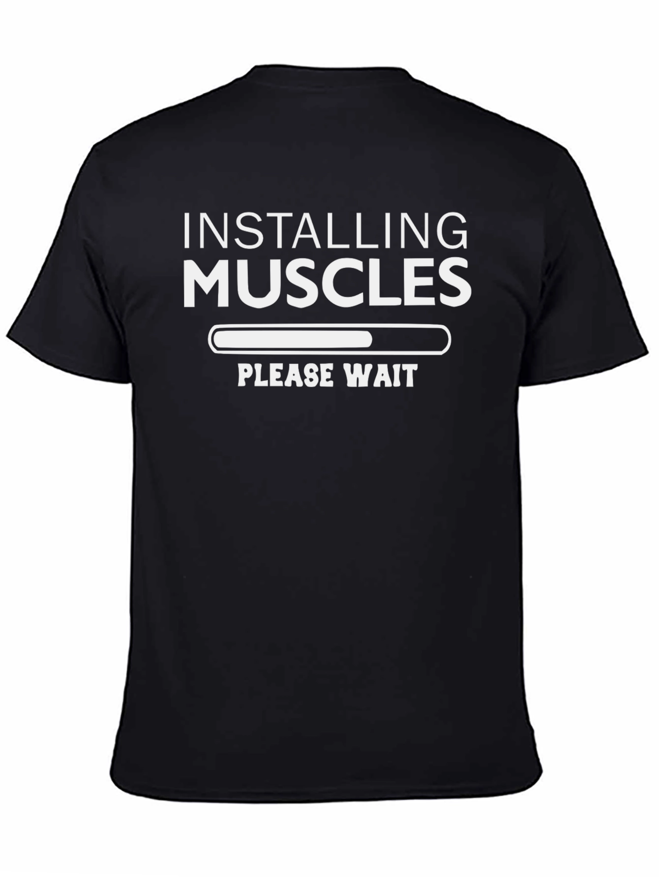 Installing Muscles Funny Workout T-Shirt