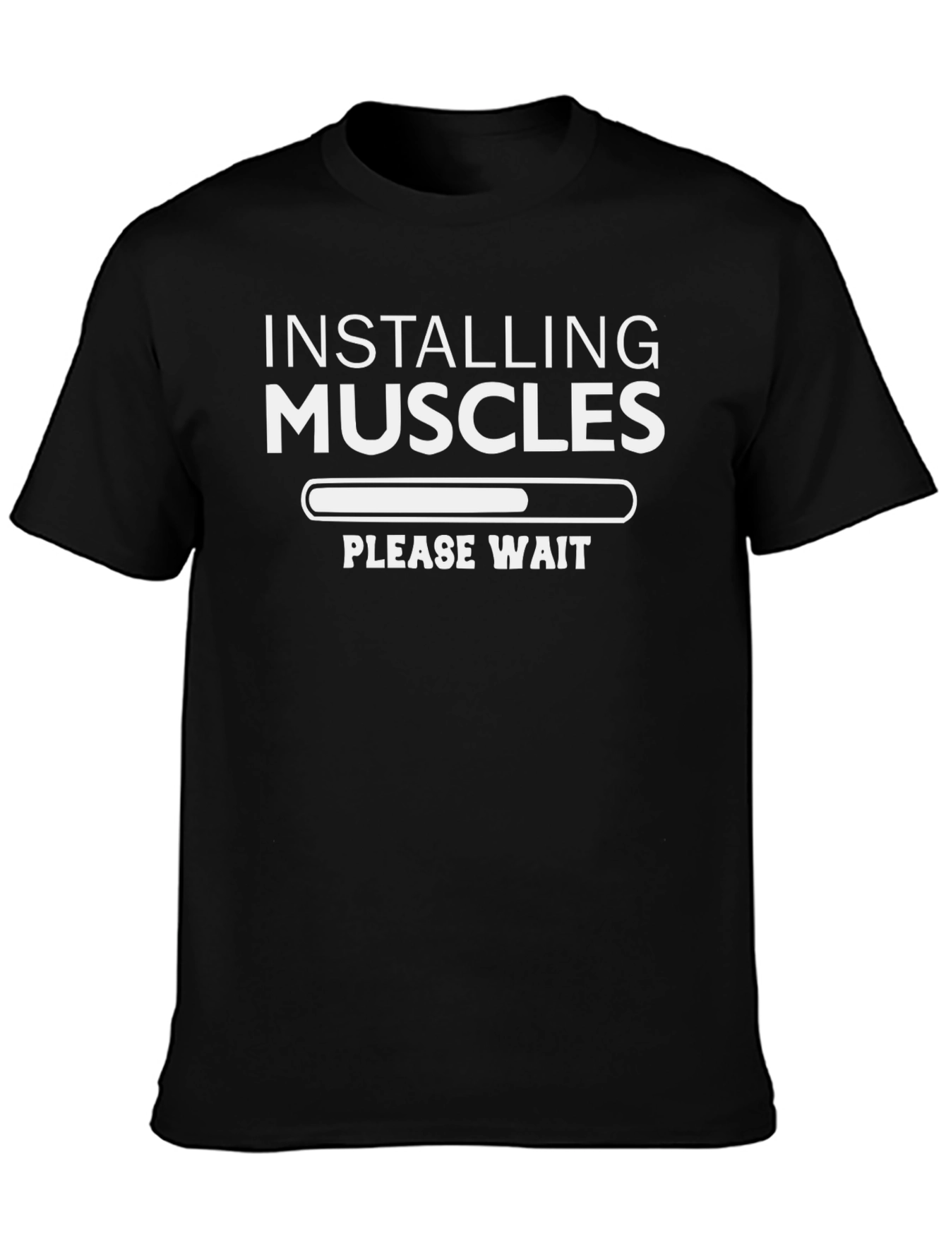 Installing Muscles Funny Workout T-Shirt