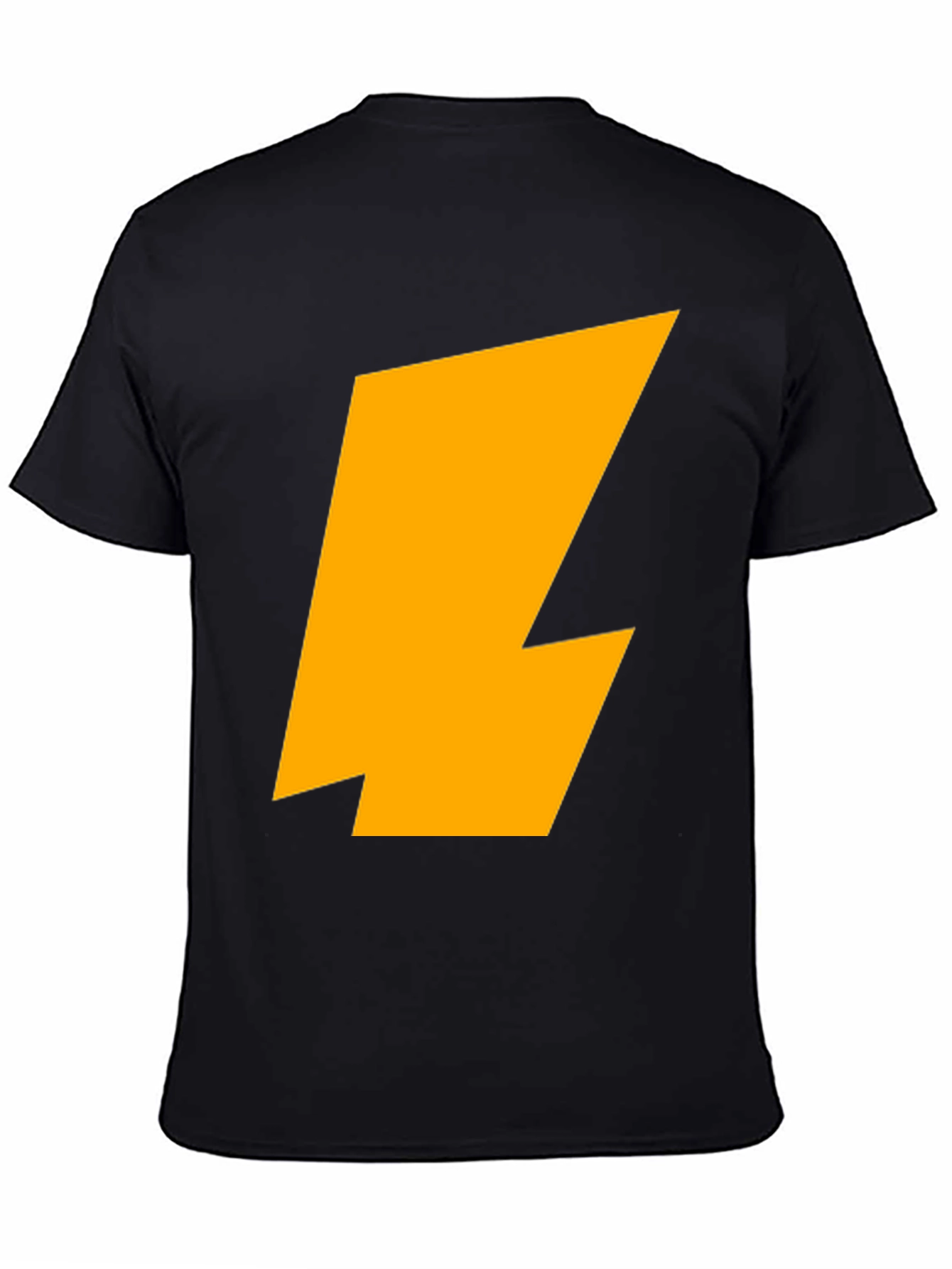 Lightning Bolt Graphic Tee - Black