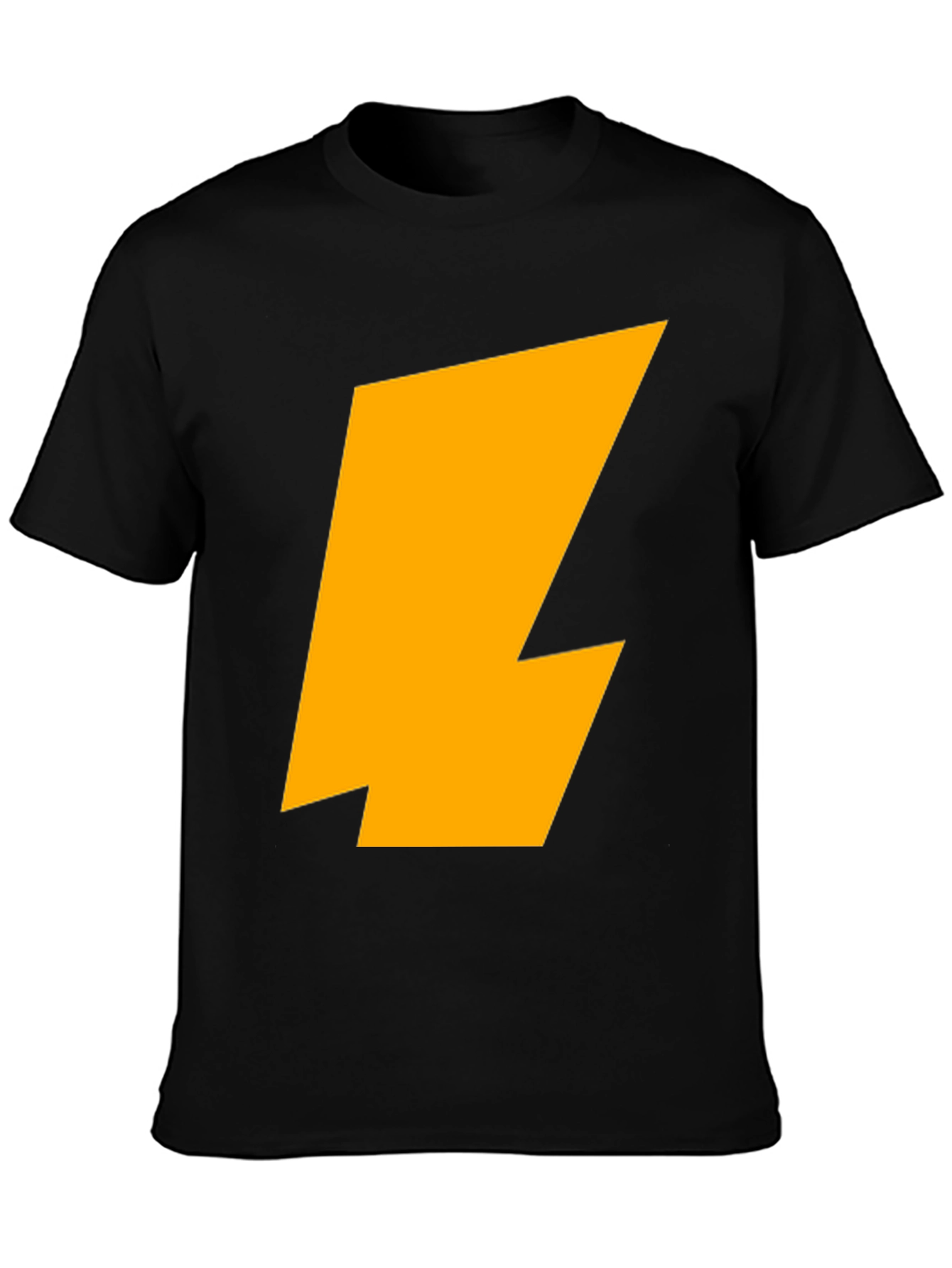 Lightning Bolt Graphic Tee - Black