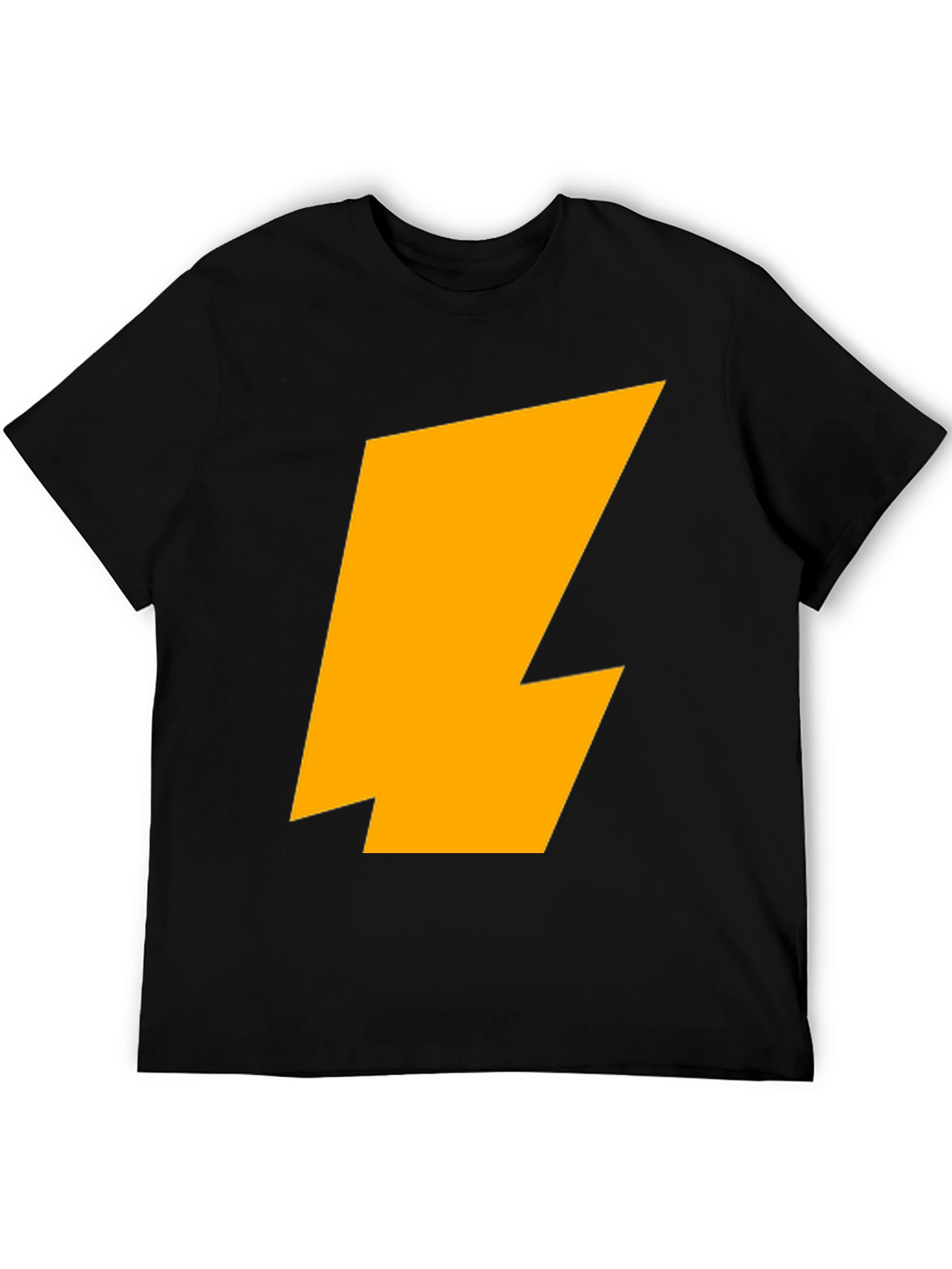 Lightning Bolt Graphic Tee - Black