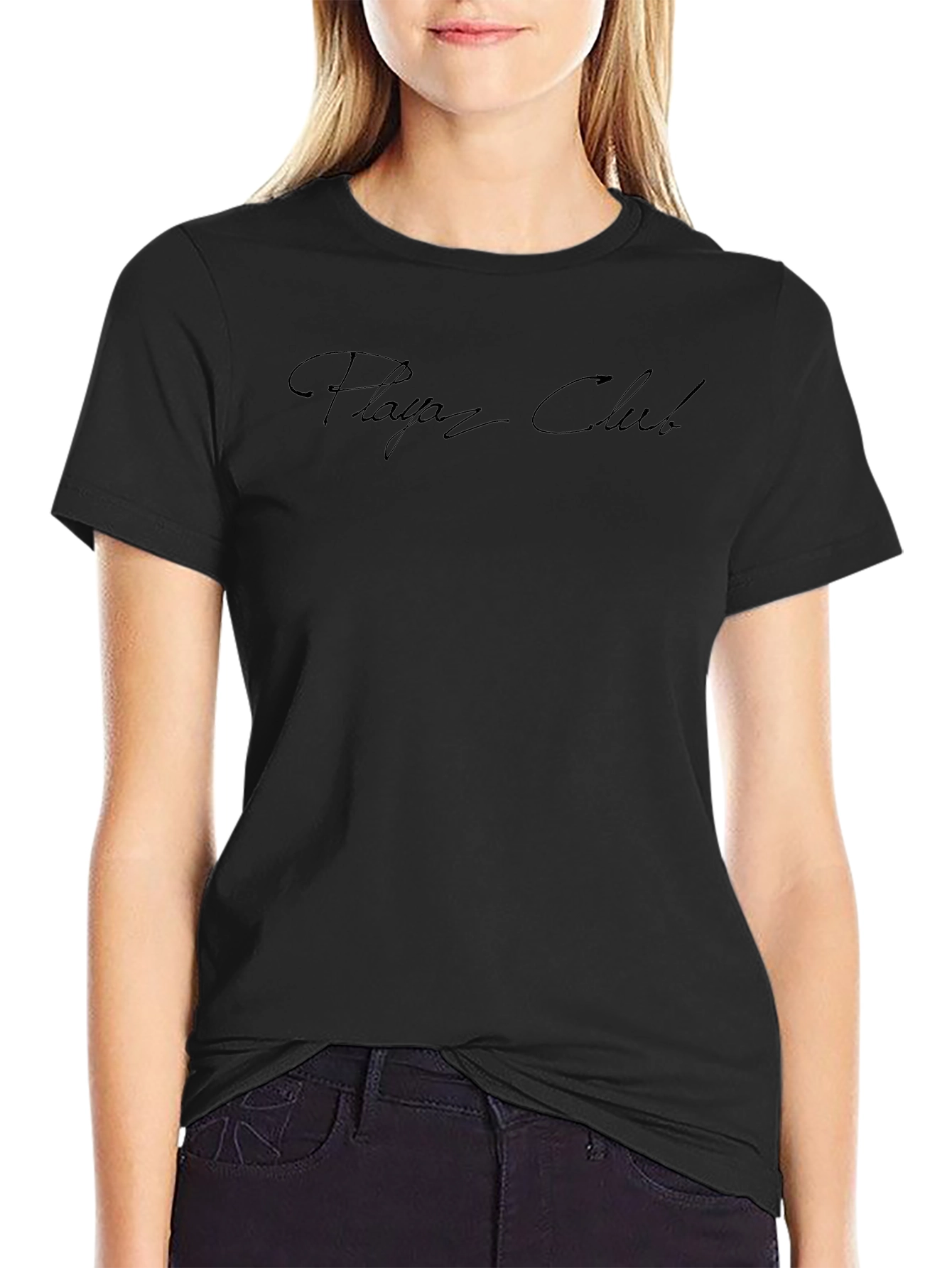 Playaz Club Black T-Shirt - Casual Style