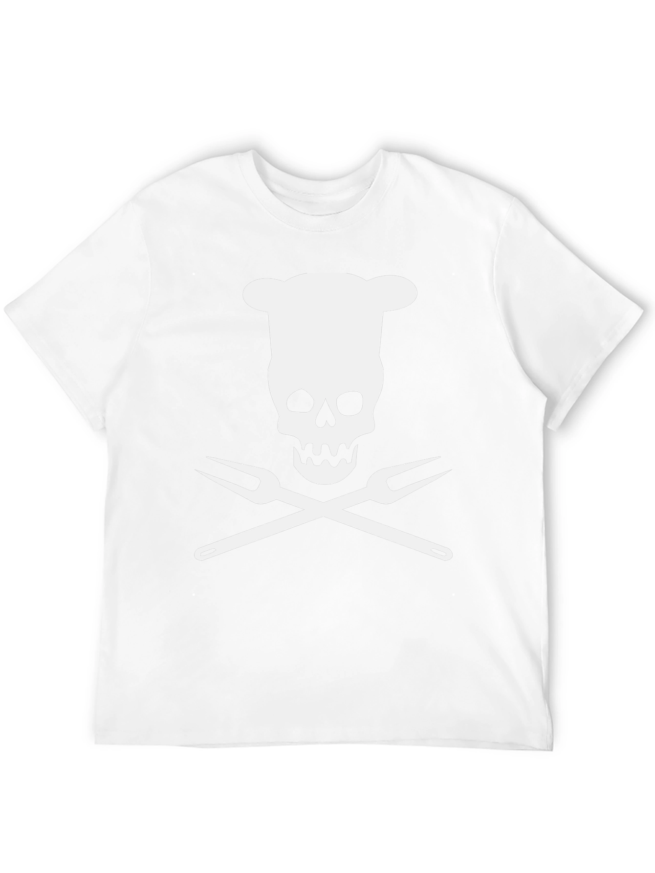 Chef Skull T-Shirt - Culinary Pirate Design