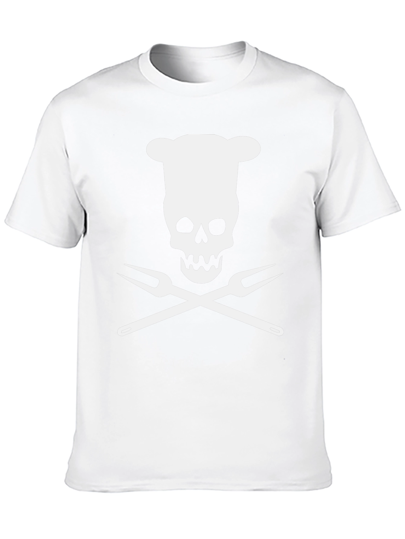 Chef Skull T-Shirt - Culinary Pirate Design