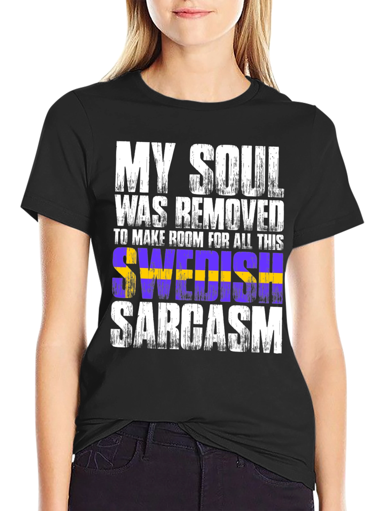 Swedish Sarcasm T-Shirt Funny Graphic Tee