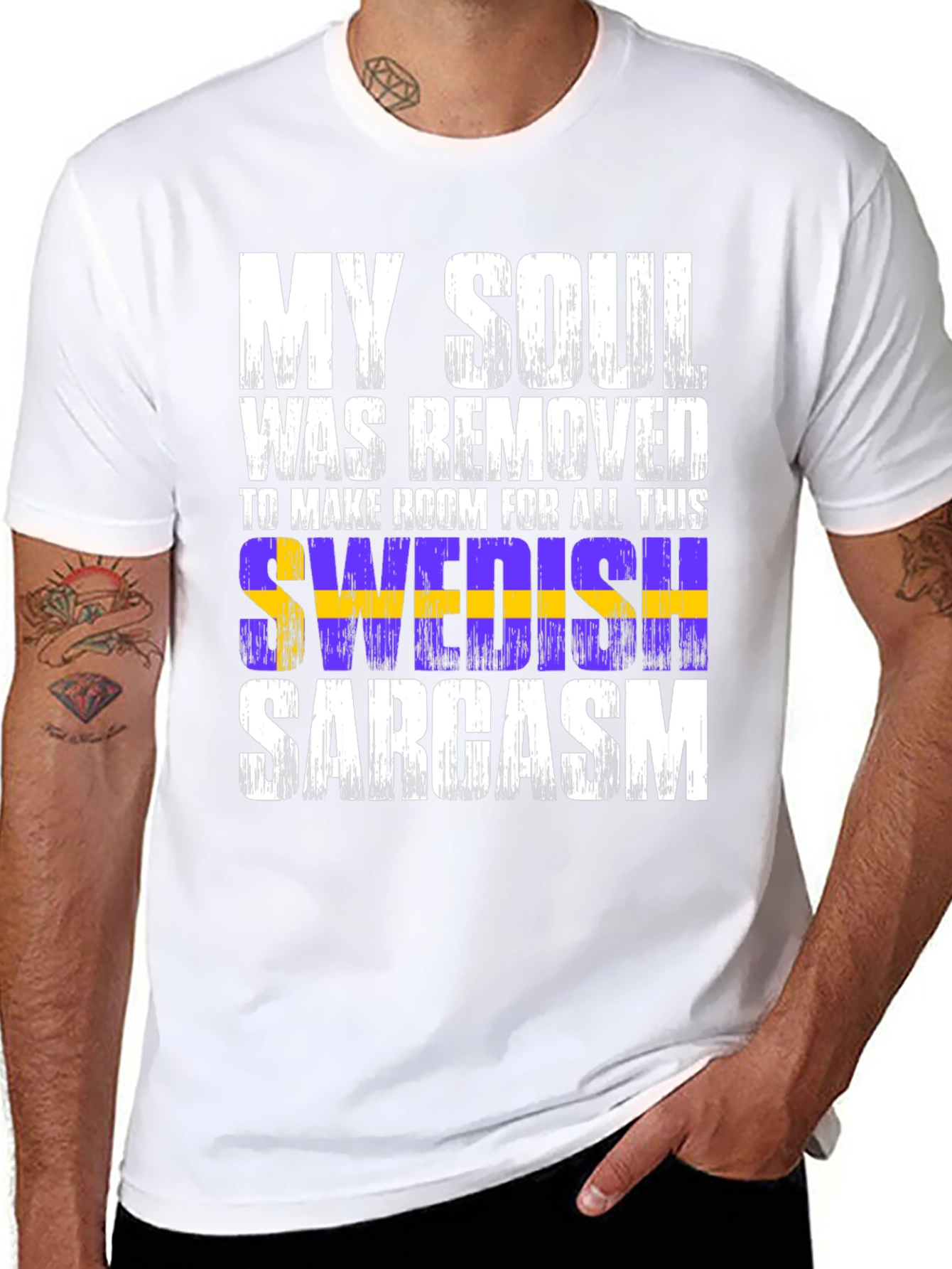 Swedish Sarcasm T-Shirt Funny Graphic Tee
