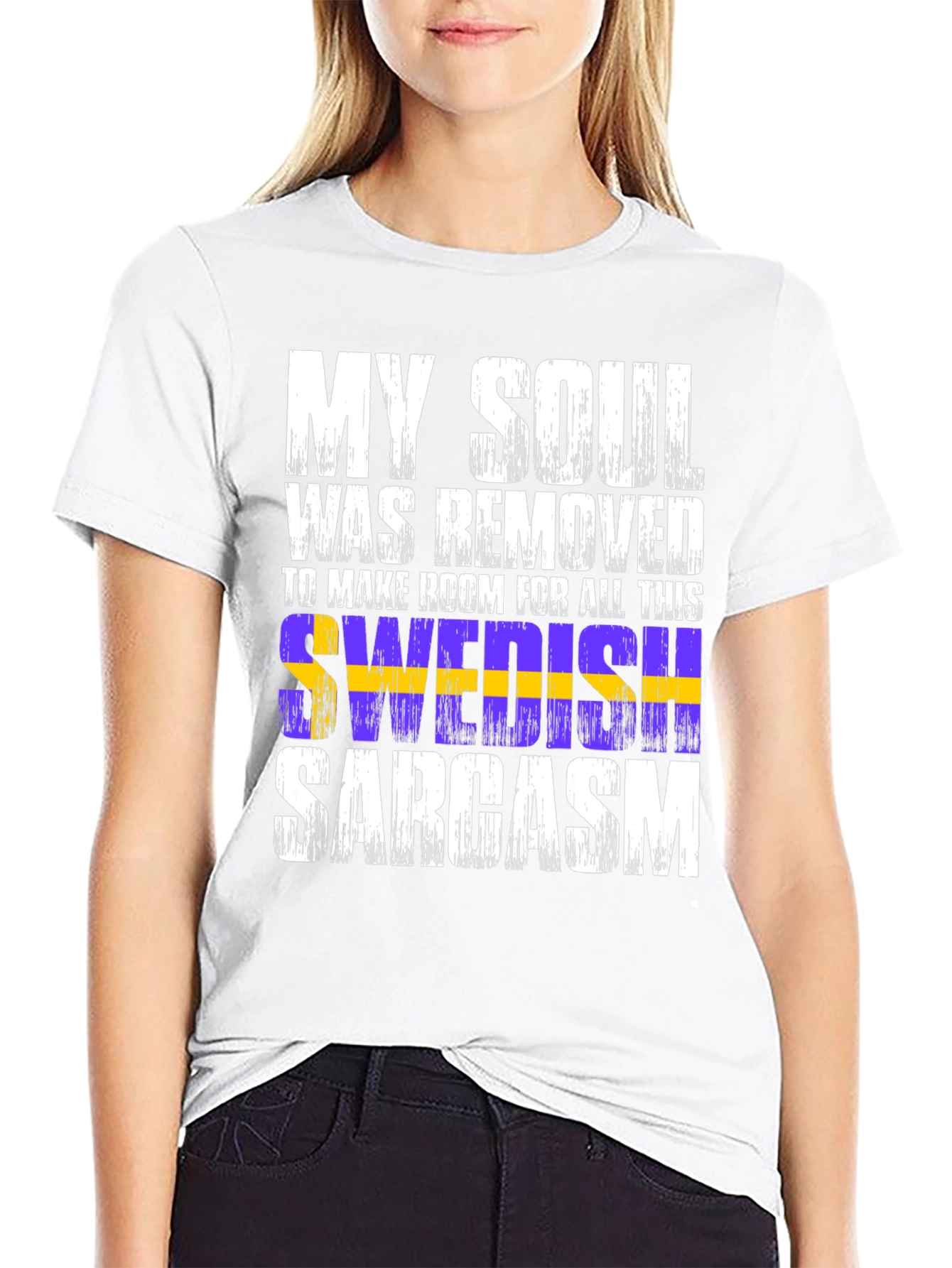 Swedish Sarcasm T-Shirt Funny Graphic Tee