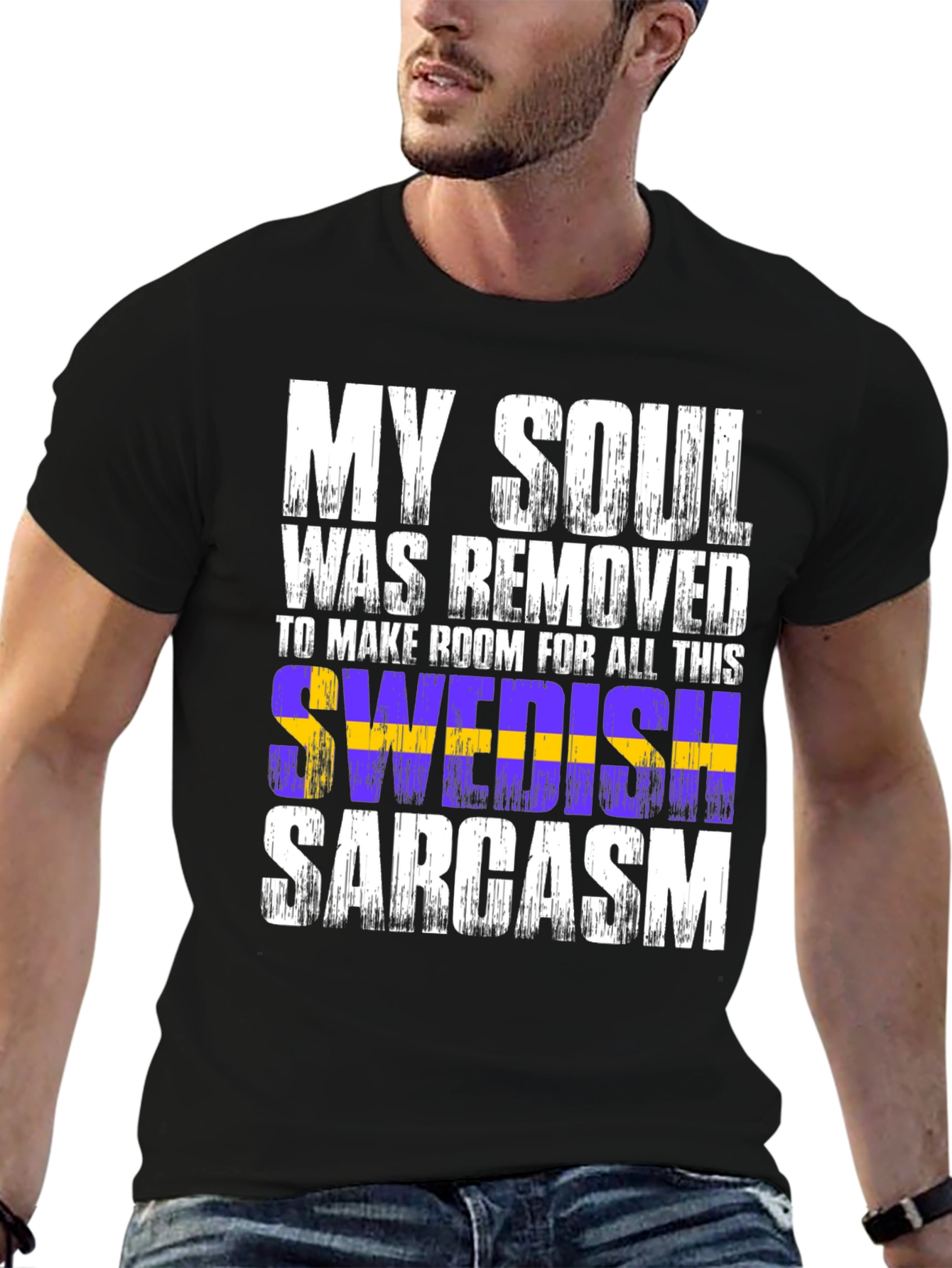 Swedish Sarcasm T-Shirt Funny Graphic Tee