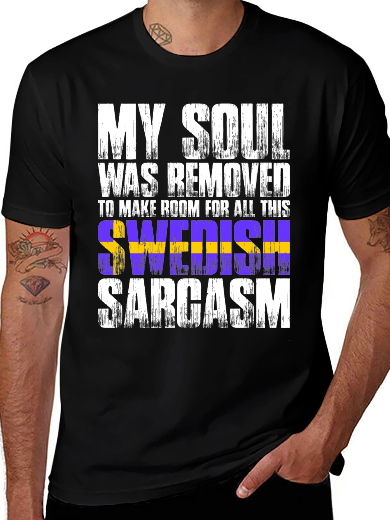 Swedish Sarcasm T-Shirt Funny Graphic Tee