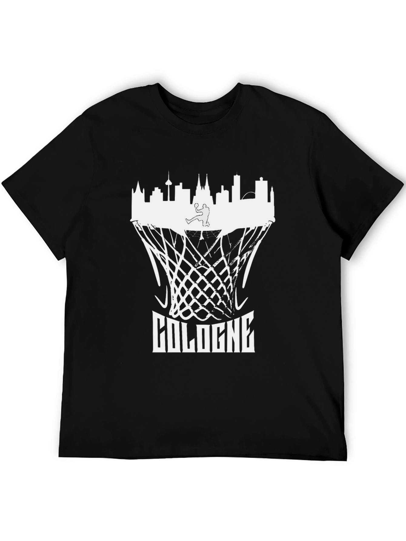 Cologne Skyline Basketball Graphic T-Shirt