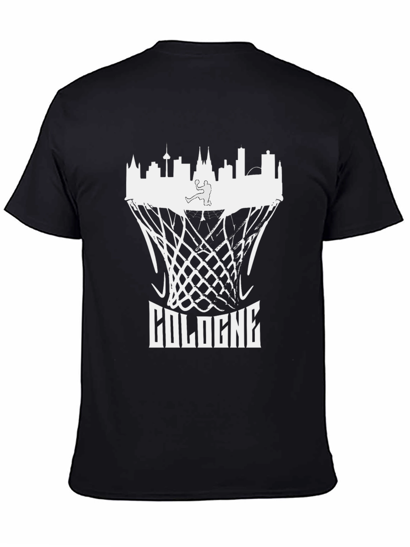 Cologne Skyline Basketball Graphic T-Shirt