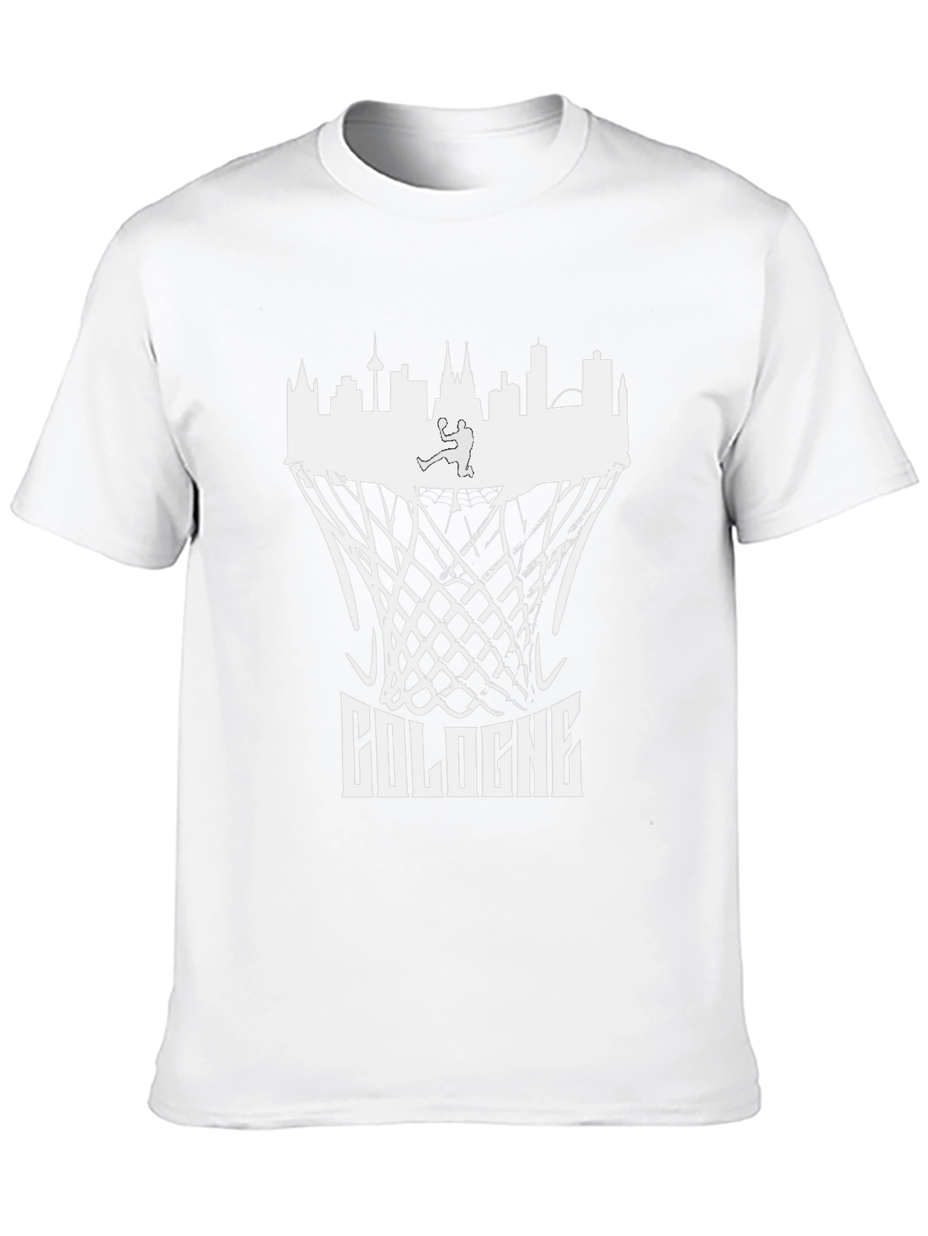 Cologne Skyline Basketball Graphic T-Shirt