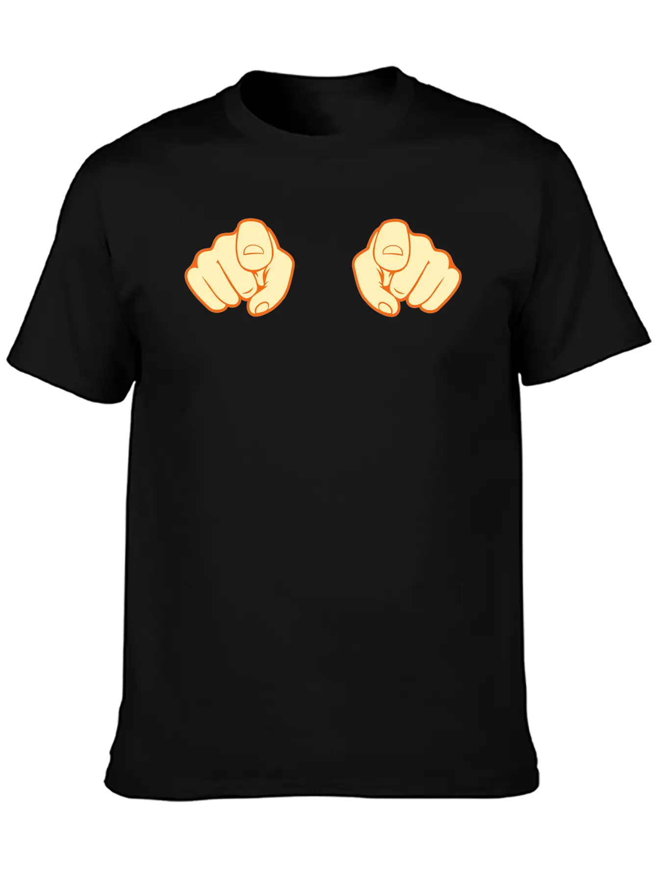 Finger 2 Hands Unisex Casual T-Shirt – Clean Design For Daily Comfort