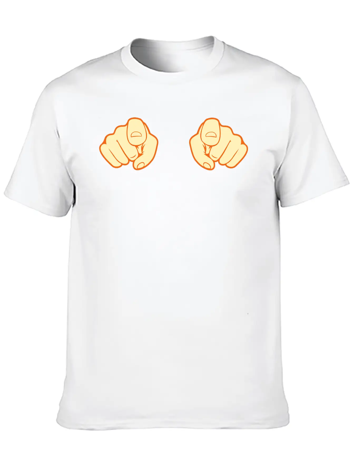 Finger 2 Hands Unisex Casual T-Shirt – Clean Design For Daily Comfort