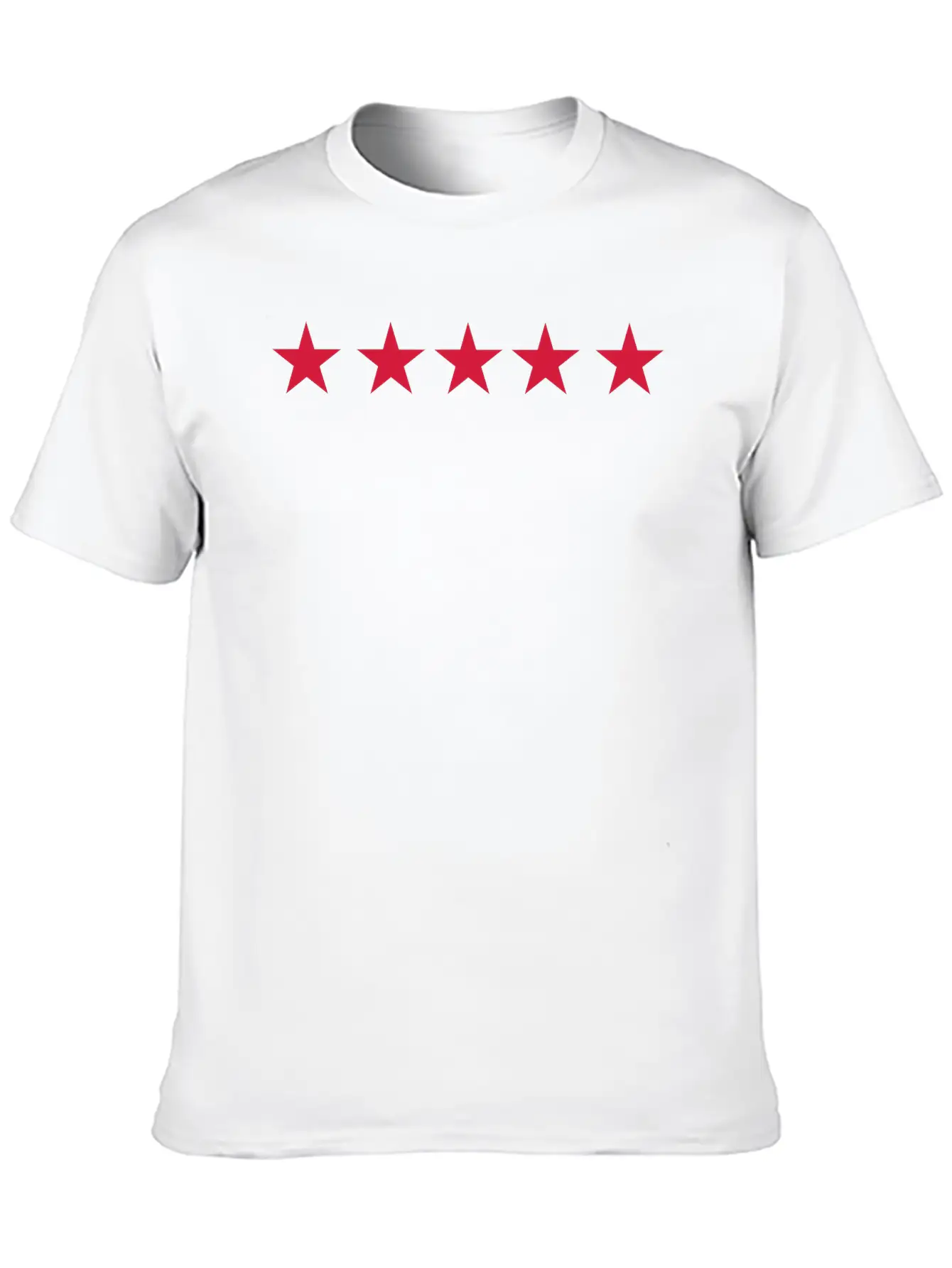 Five 5 Stars Unisex Casual T-Shirt – Clean Design For Daily Comfort