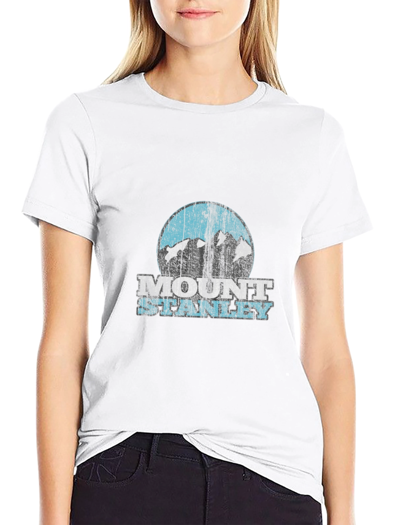 Mount Stanley Distressed Graphic T-Shirt