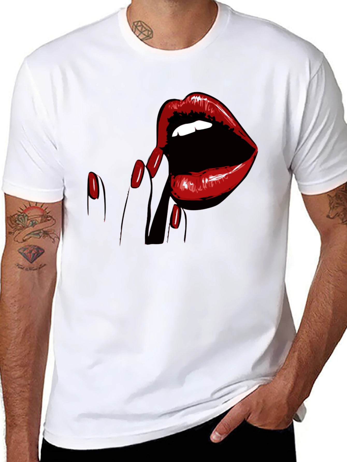 Lip Service Graphic Tee - Bold & Edgy Style
