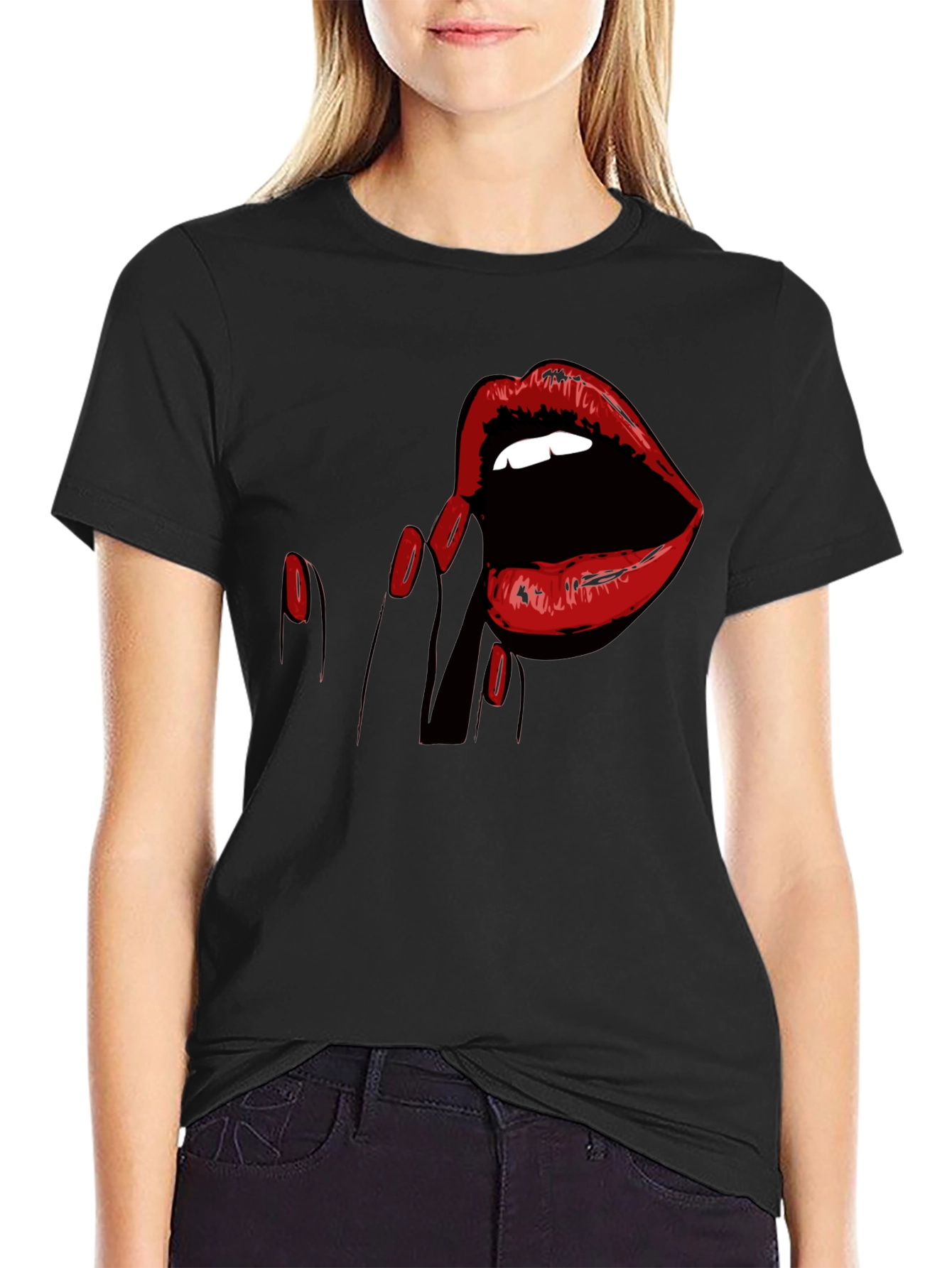Lip Service Graphic Tee - Bold & Edgy Style