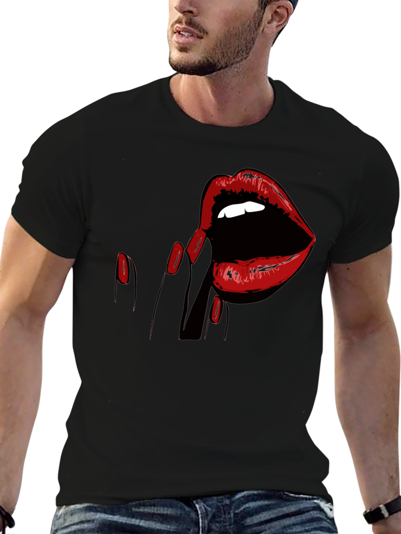 Lip Service Graphic Tee - Bold & Edgy Style