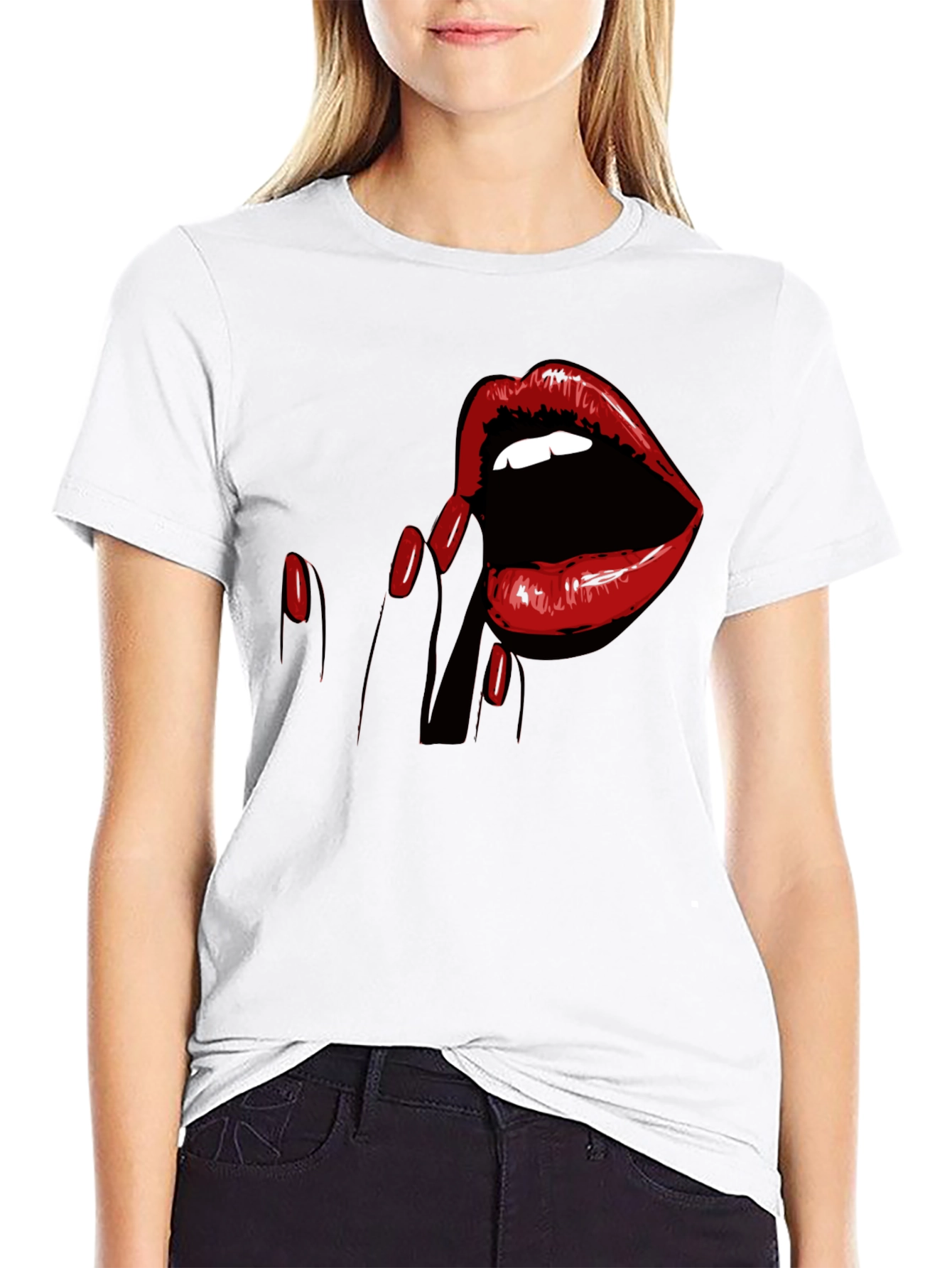 Lip Service Graphic Tee - Bold & Edgy Style