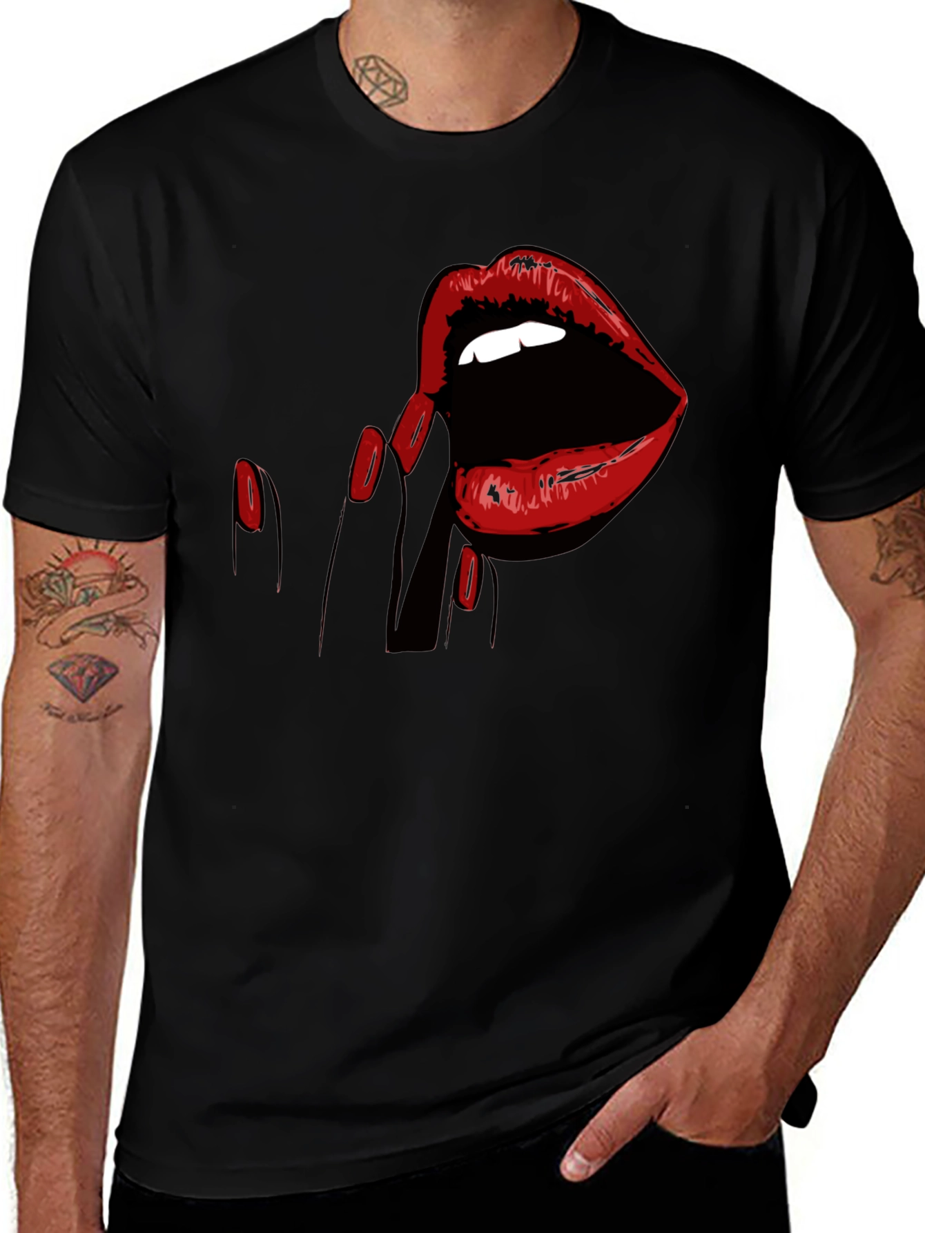 Lip Service Graphic Tee - Bold & Edgy Style