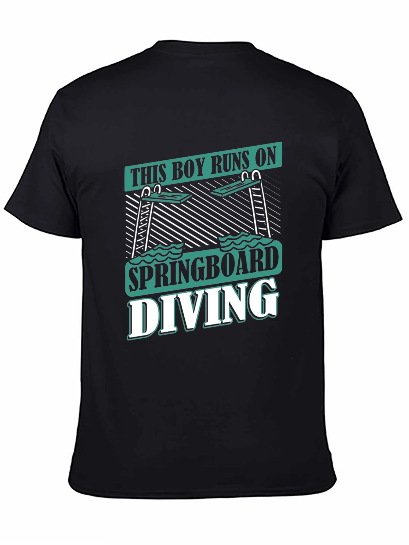 Springboard Diving Graphic T-Shirt