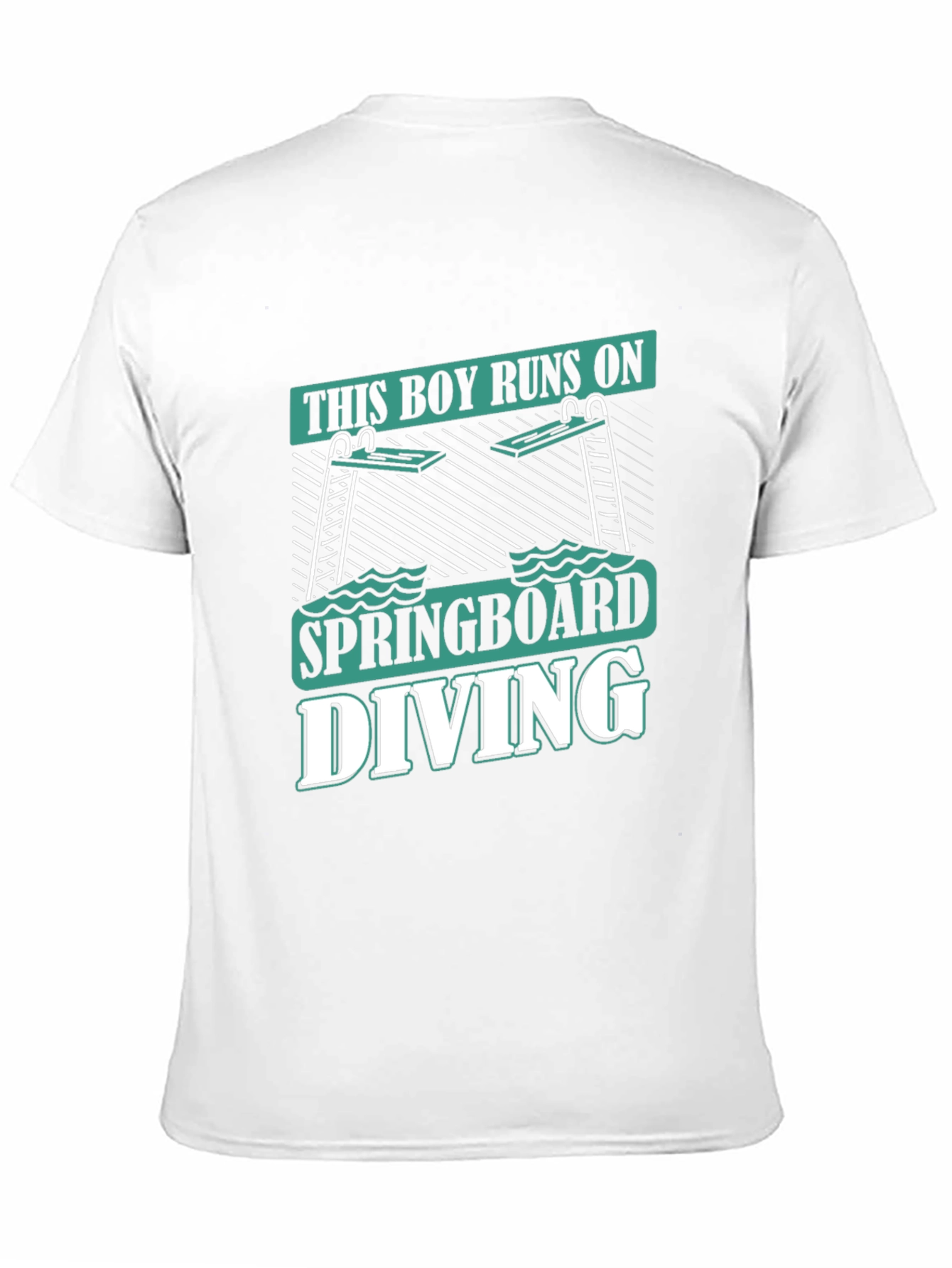 Springboard Diving Graphic T-Shirt