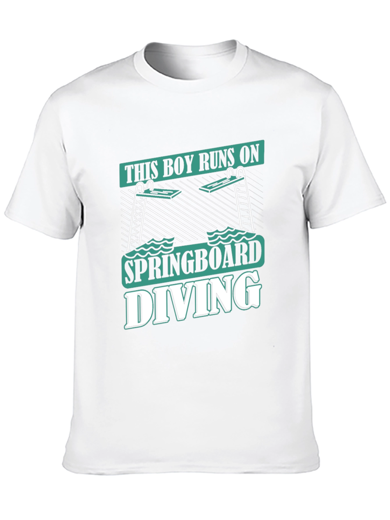 Springboard Diving Graphic T-Shirt