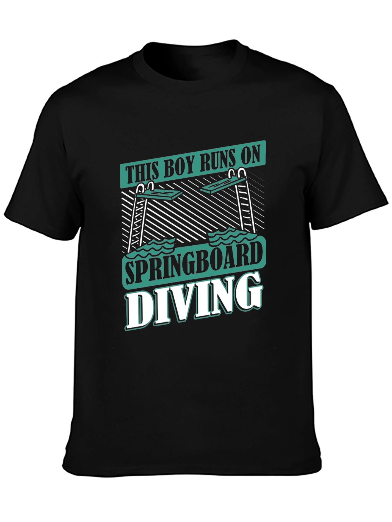 Springboard Diving Graphic T-Shirt