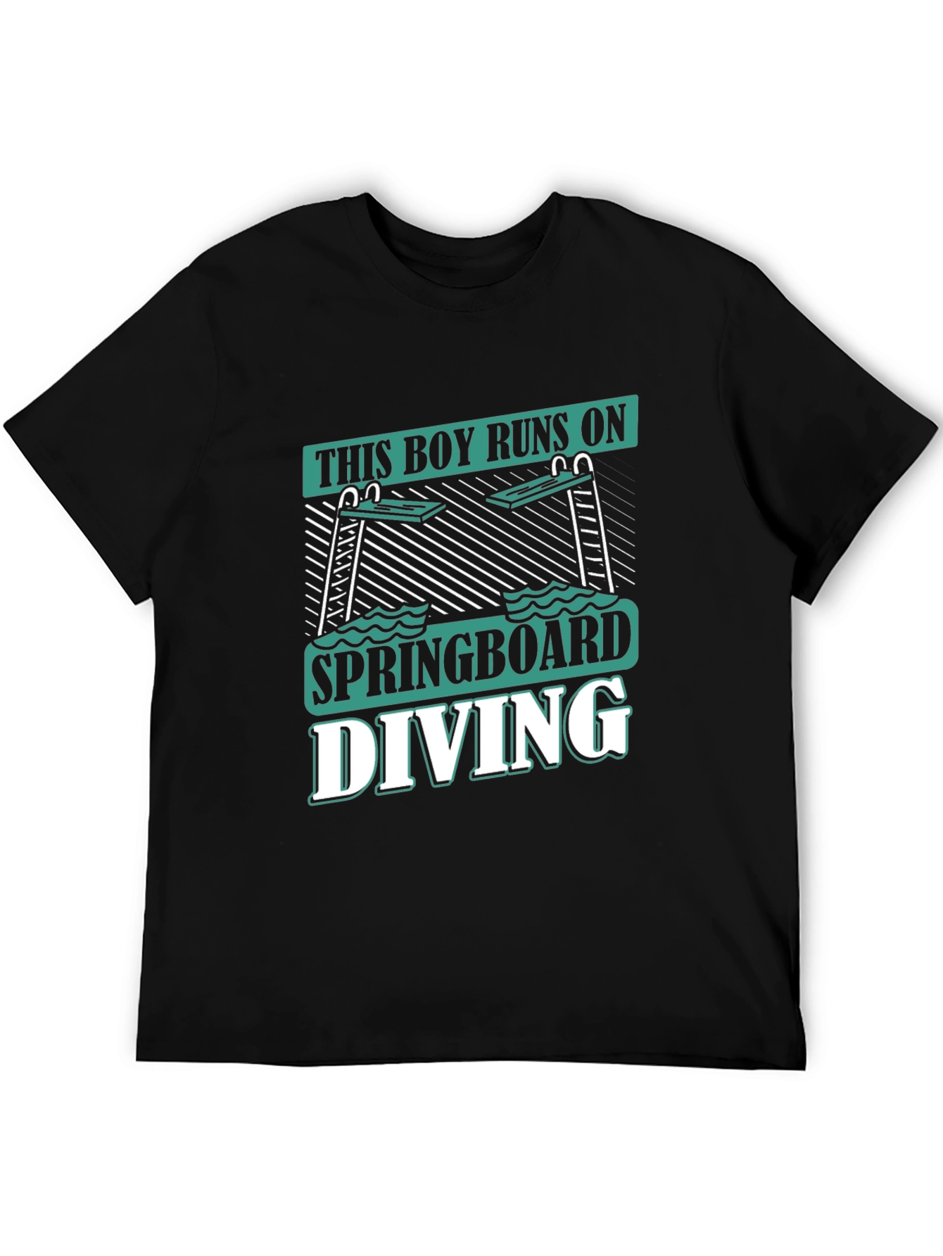 Springboard Diving Graphic T-Shirt