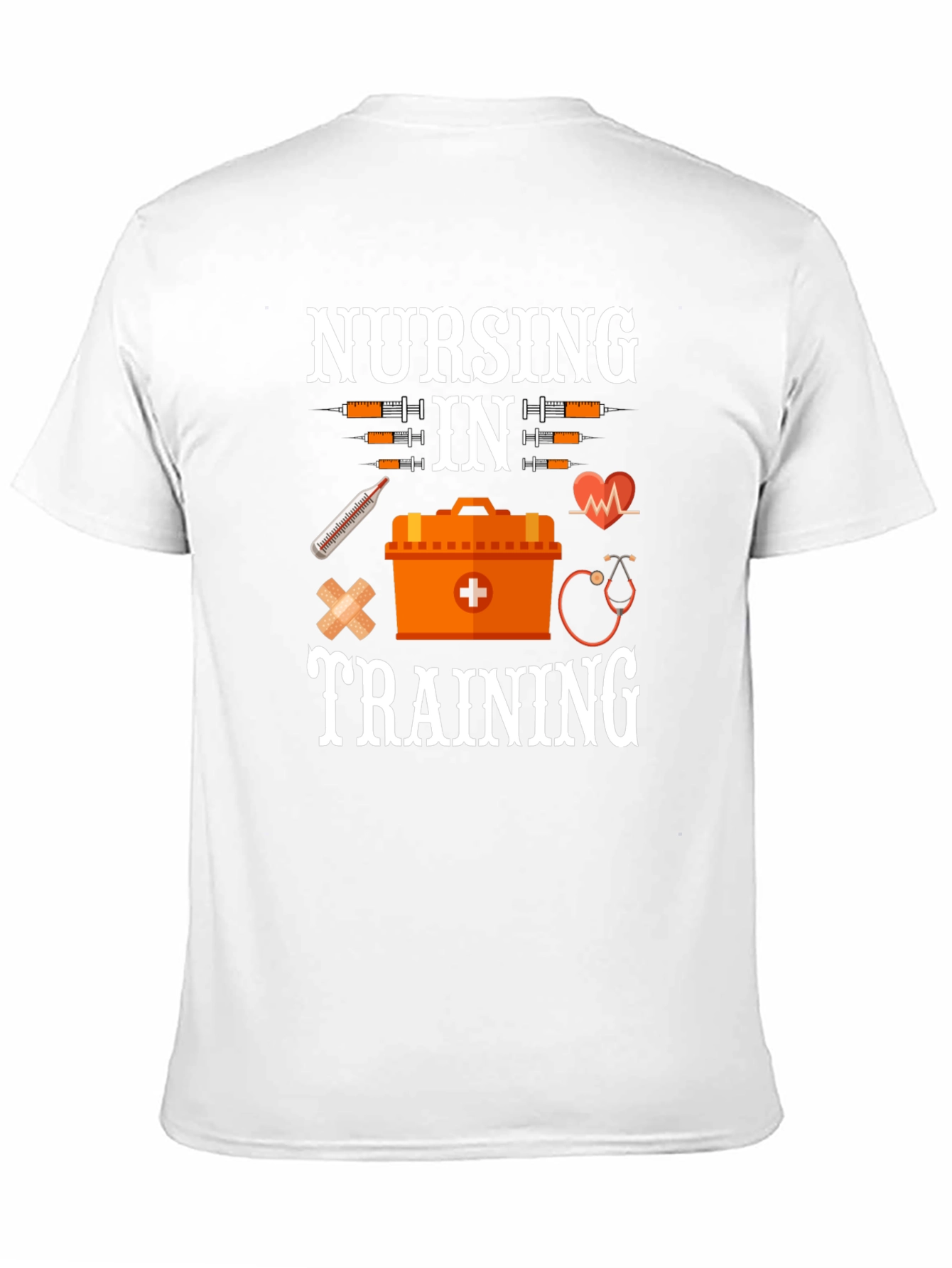 Nursing in Training Black Graphic T-Shirt