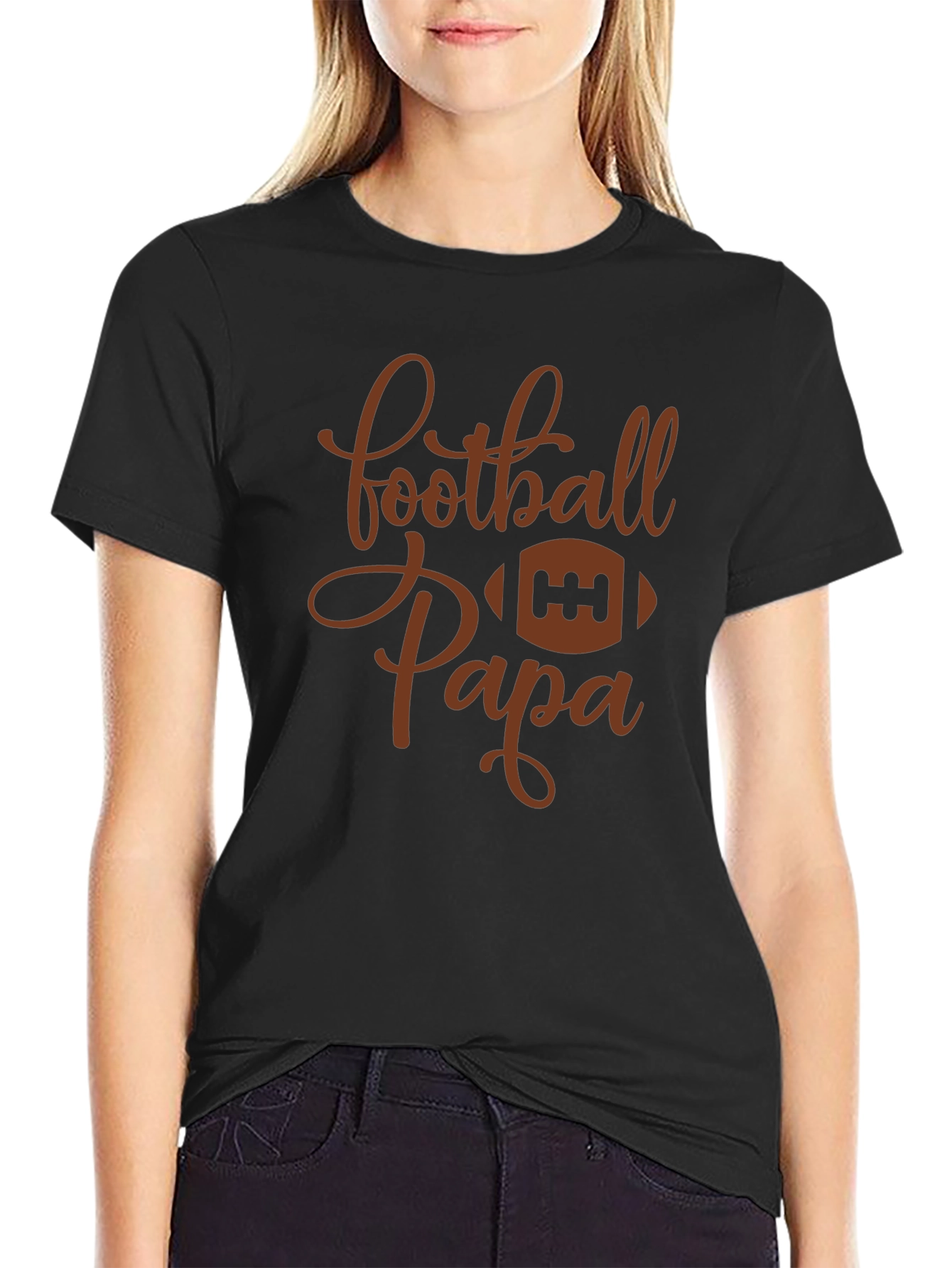 Football Papa Graphic T-Shirt