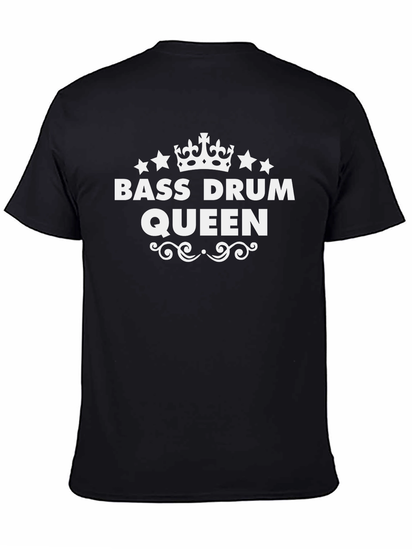 Bass Drum Queen Graphic Tee - Black T-Shirt