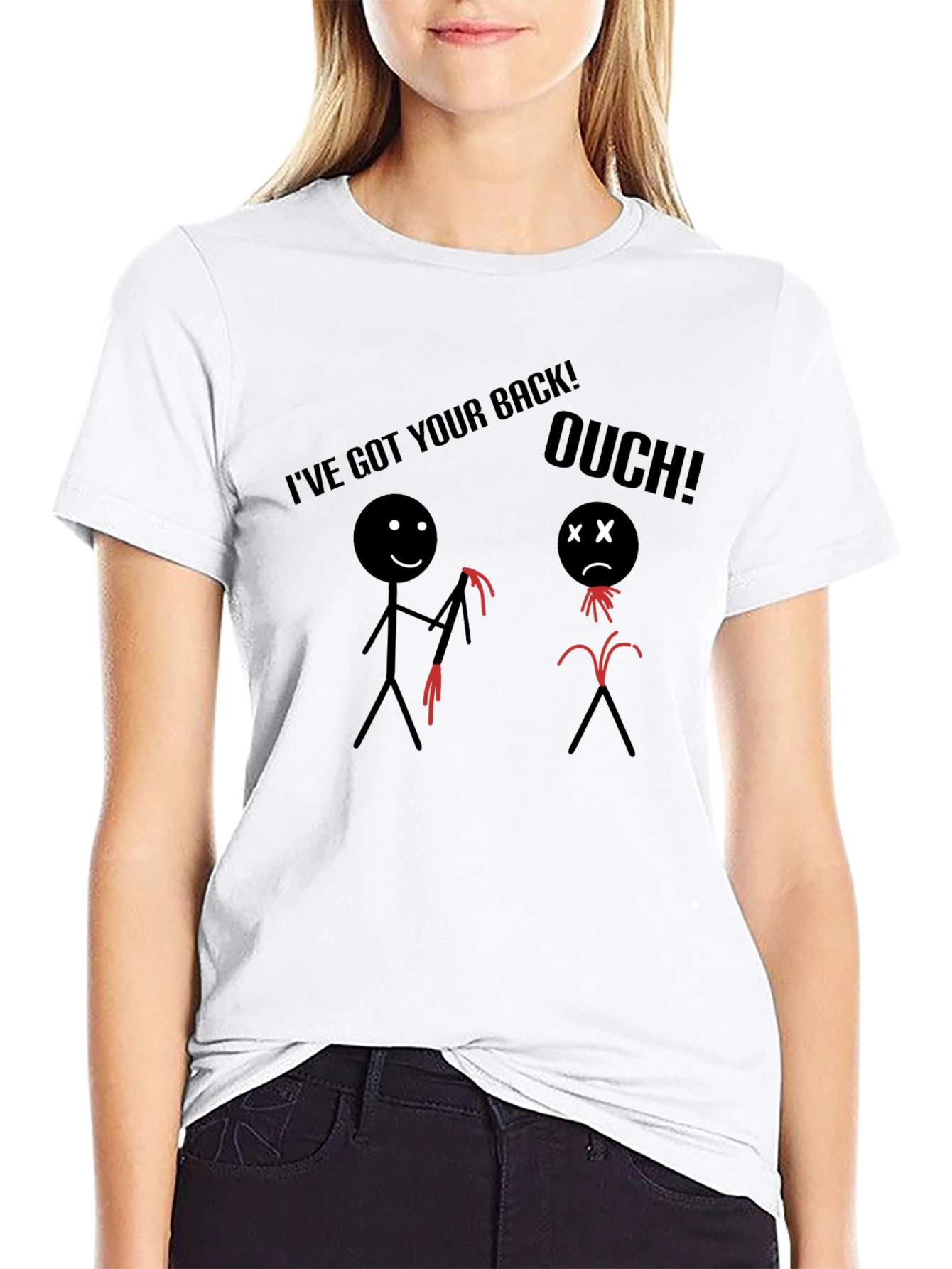 Ive Got Your Back Humor Graphic T-Shirt
