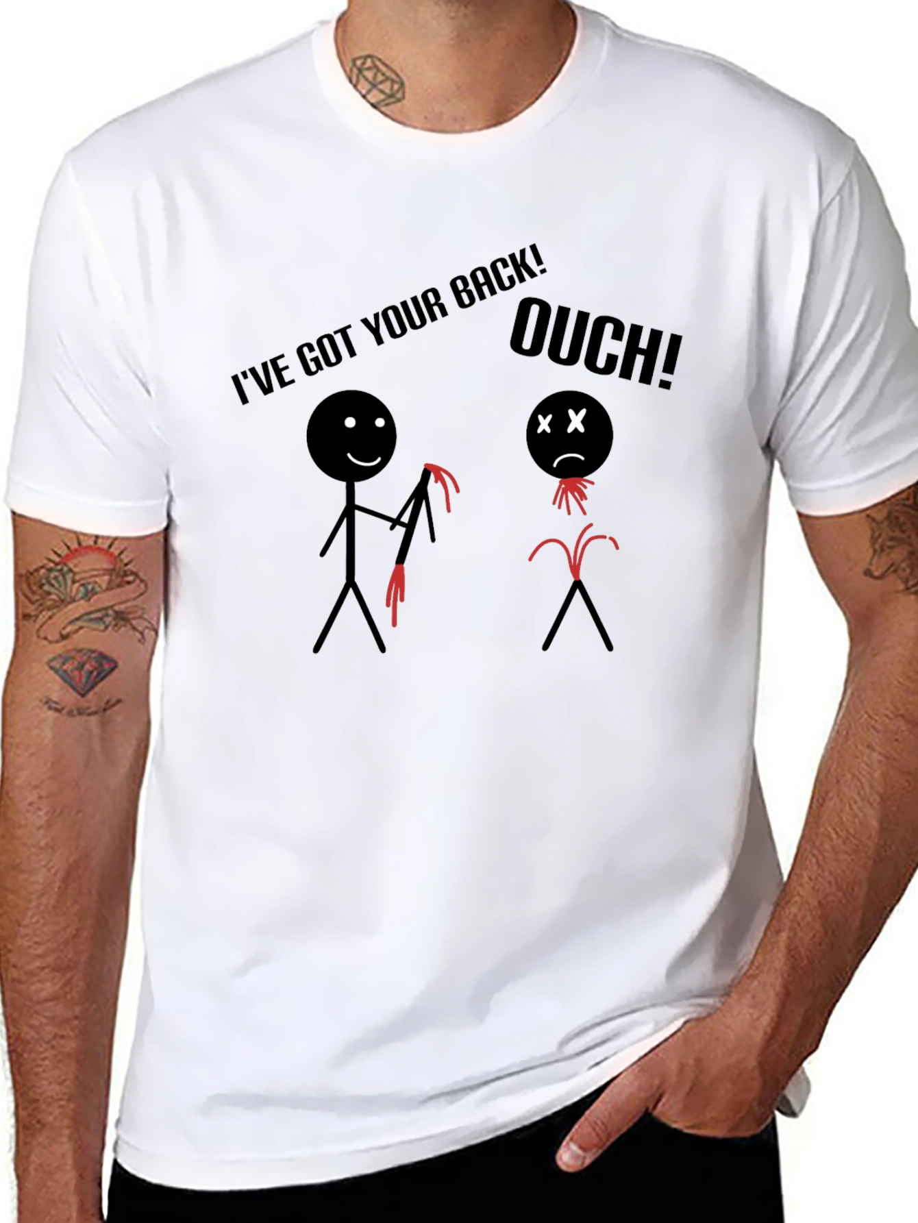 Ive Got Your Back Humor Graphic T-Shirt